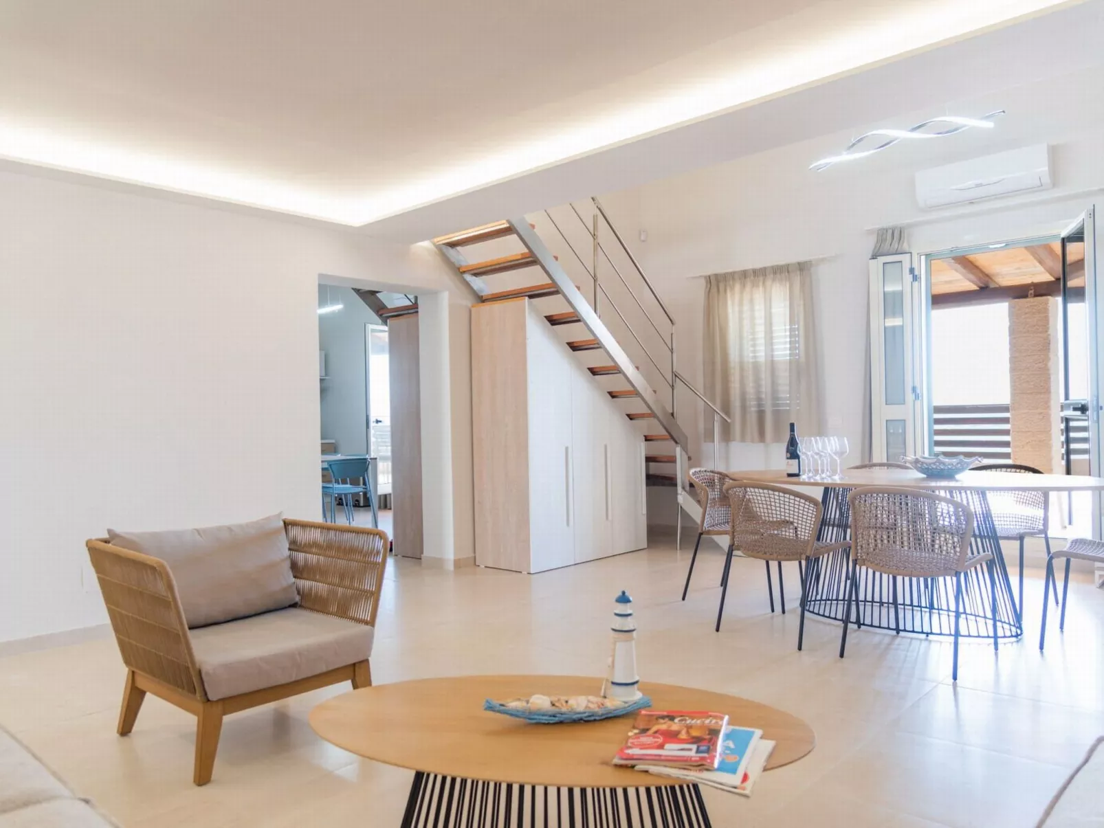 Komfortable und moderne Villa am Strand-Dedans