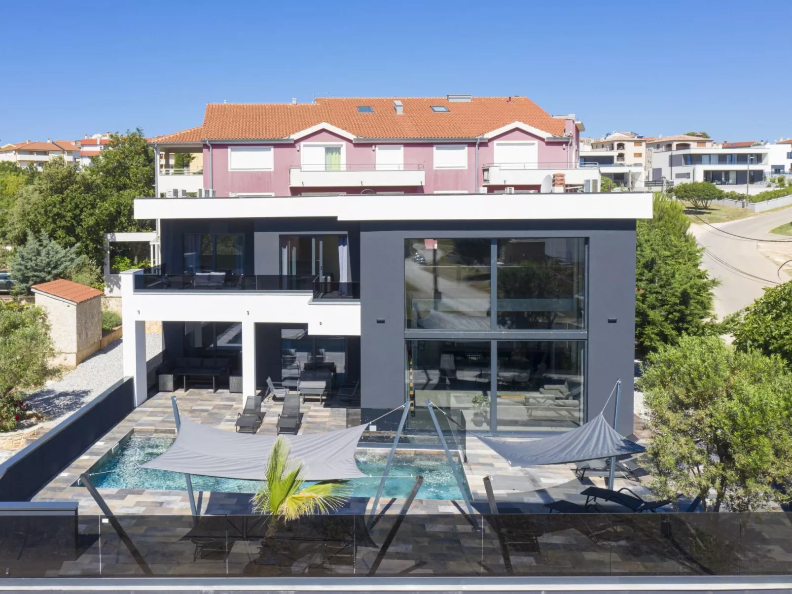 Villa Blick Istrien in der Nähe des Meeres-Dehors