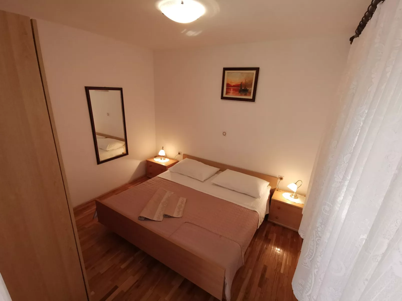 Appartement für 2-3 Personen mit Balkon-Drinnen