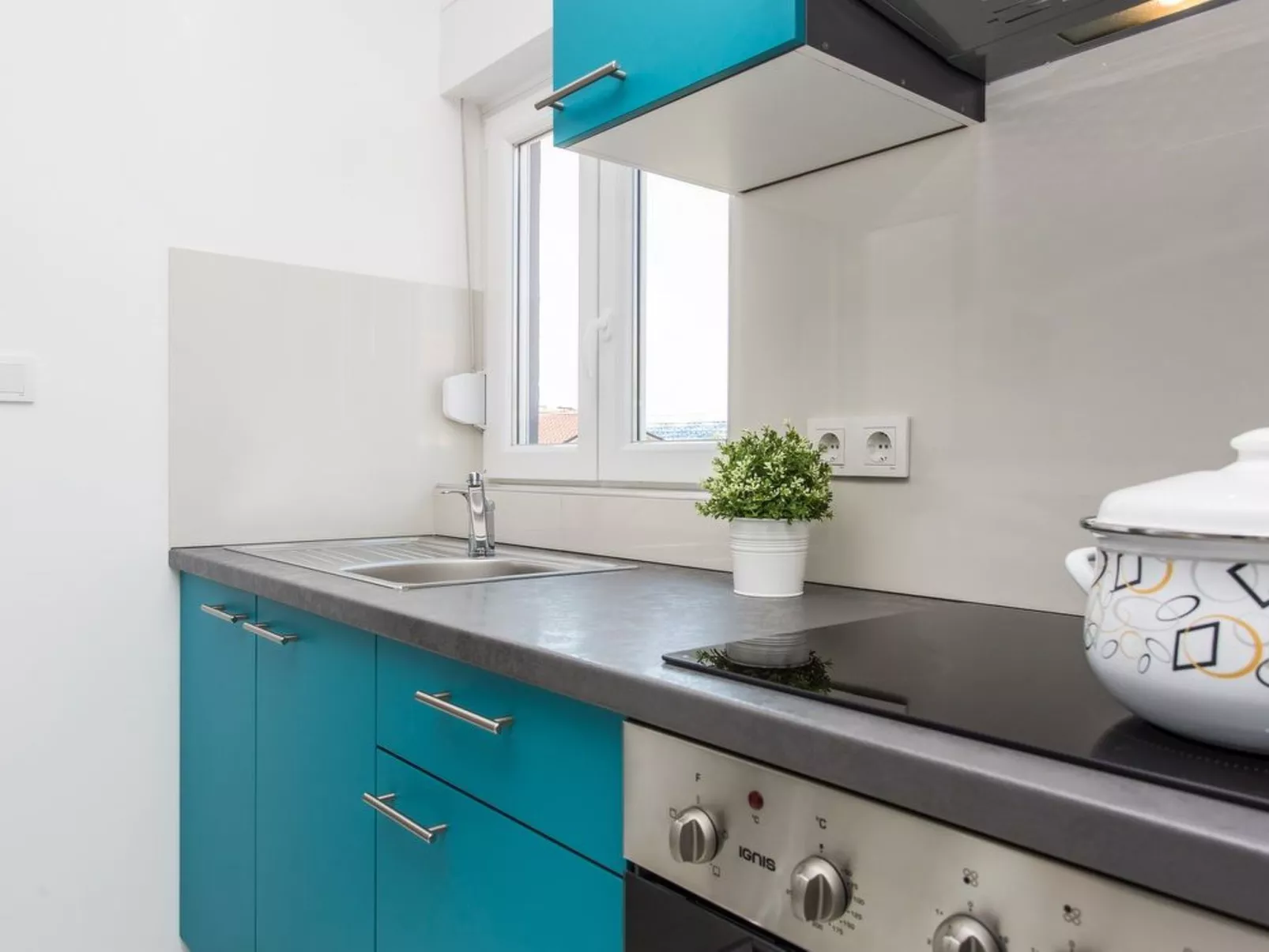 Nettes Appartement in Baška mit Eigenem Balkon-Drinnen