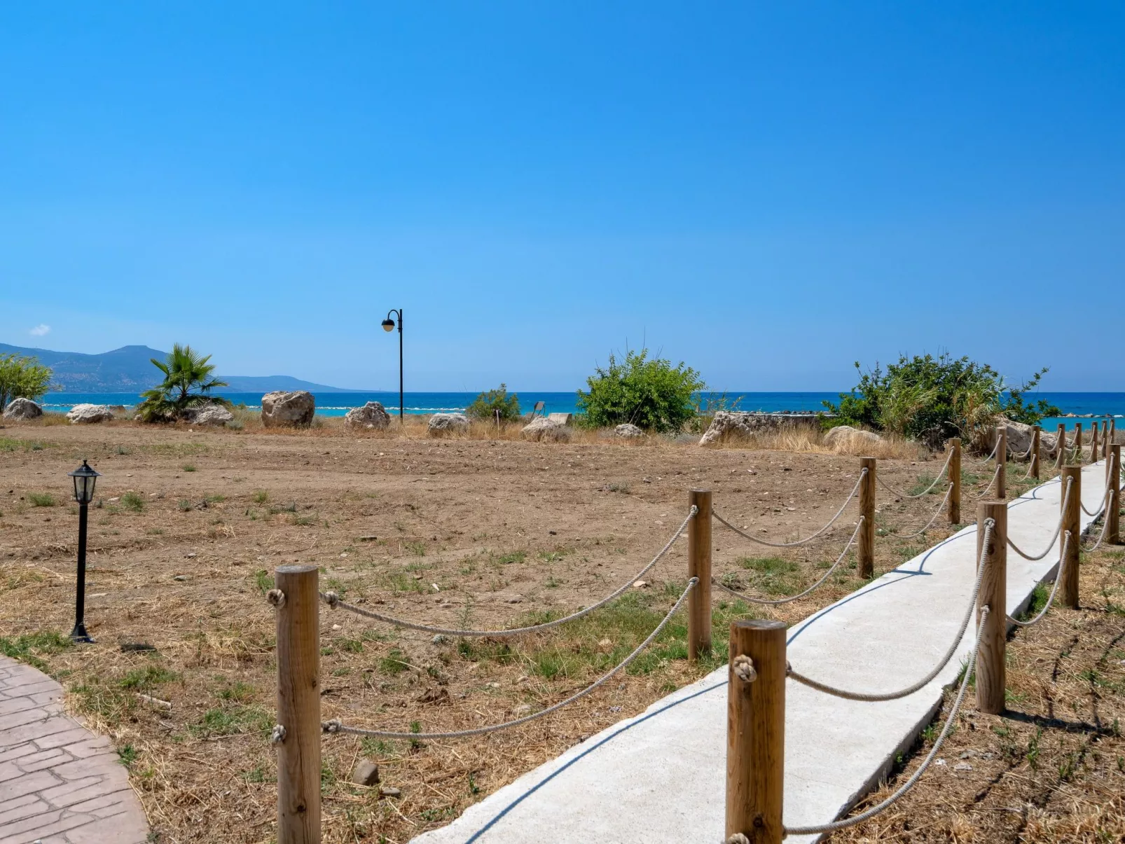 In Polis Chrysochous mit Offenem Kamin-Outside