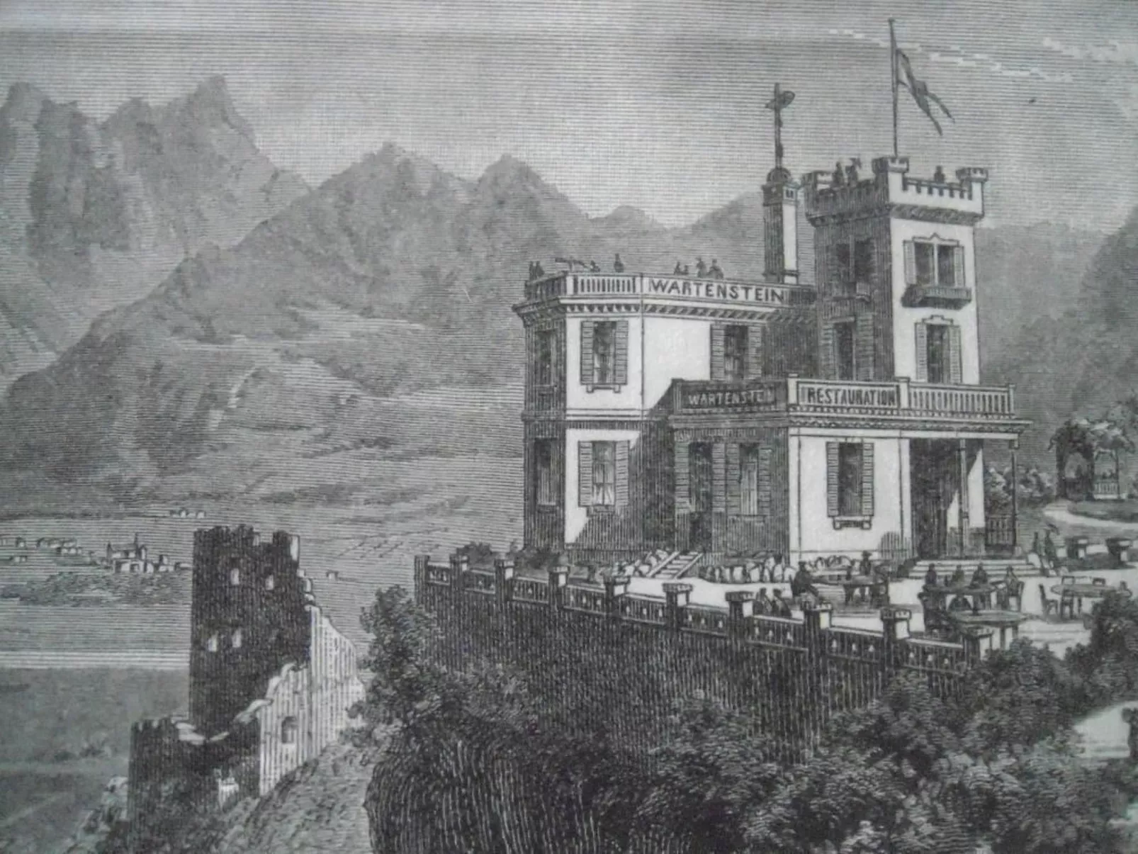 Ganzes Schloss Hotel Wartenstein inkl. Restaurant-Outside