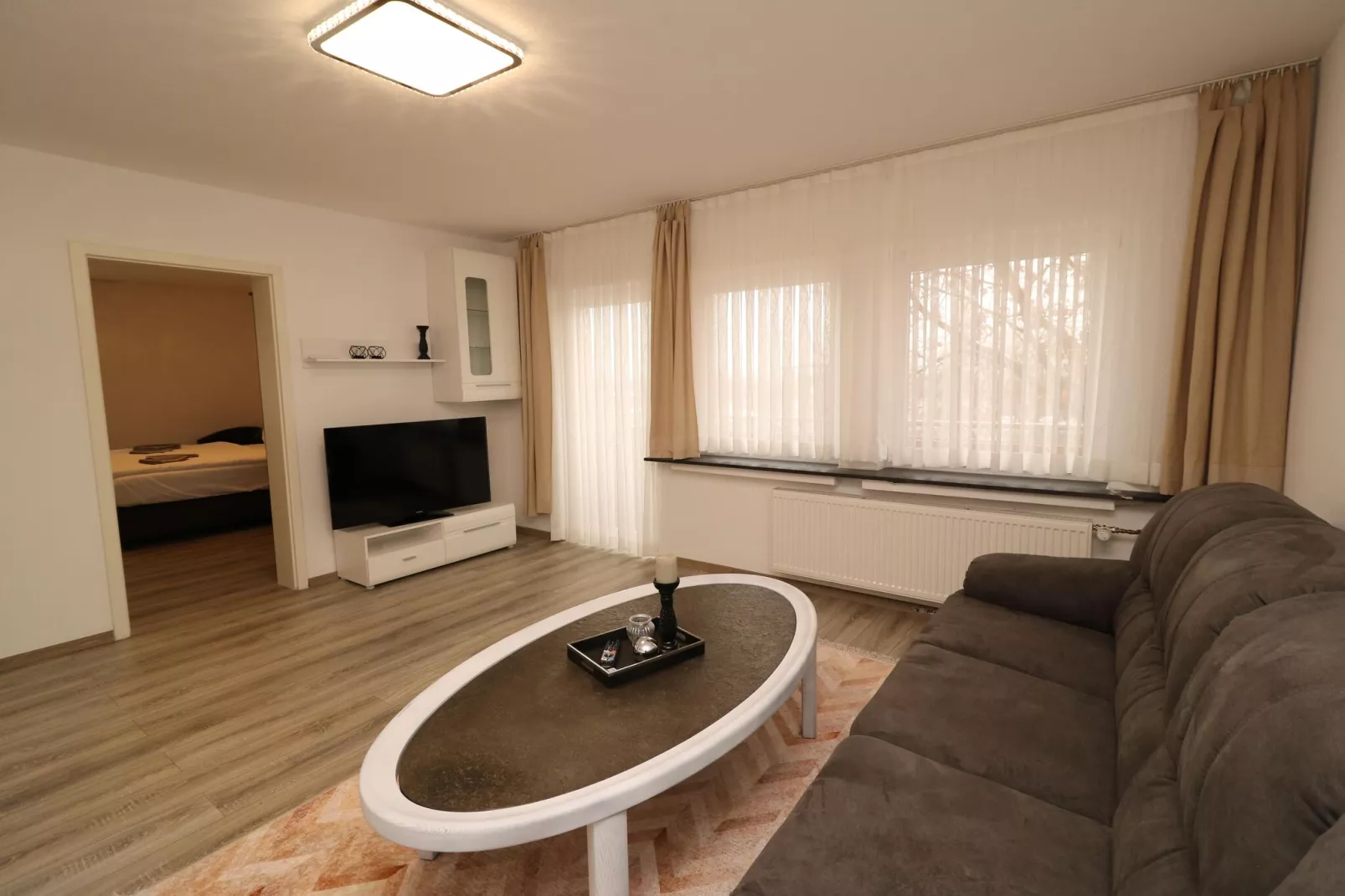 Apartment in Essen mit Terrasse-Living room