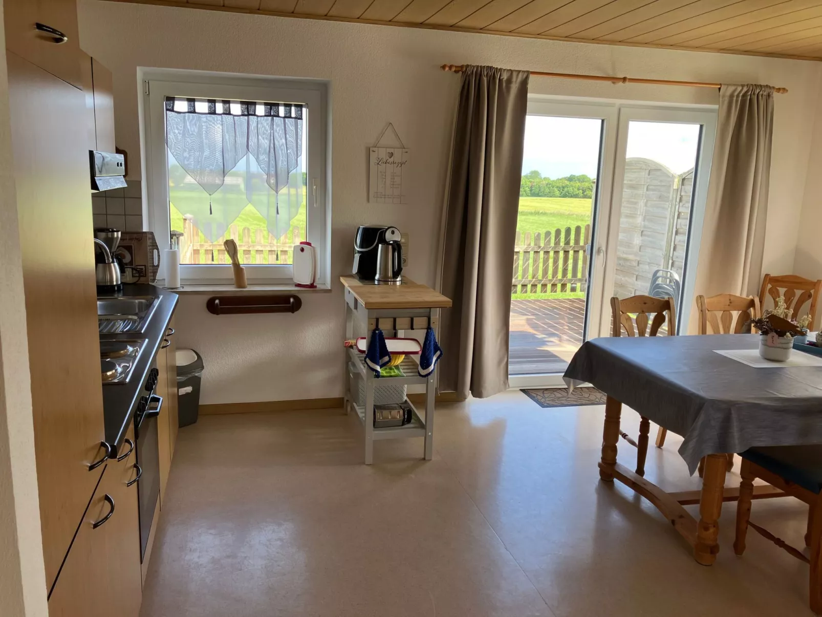 Haus mit Herz-Dedans