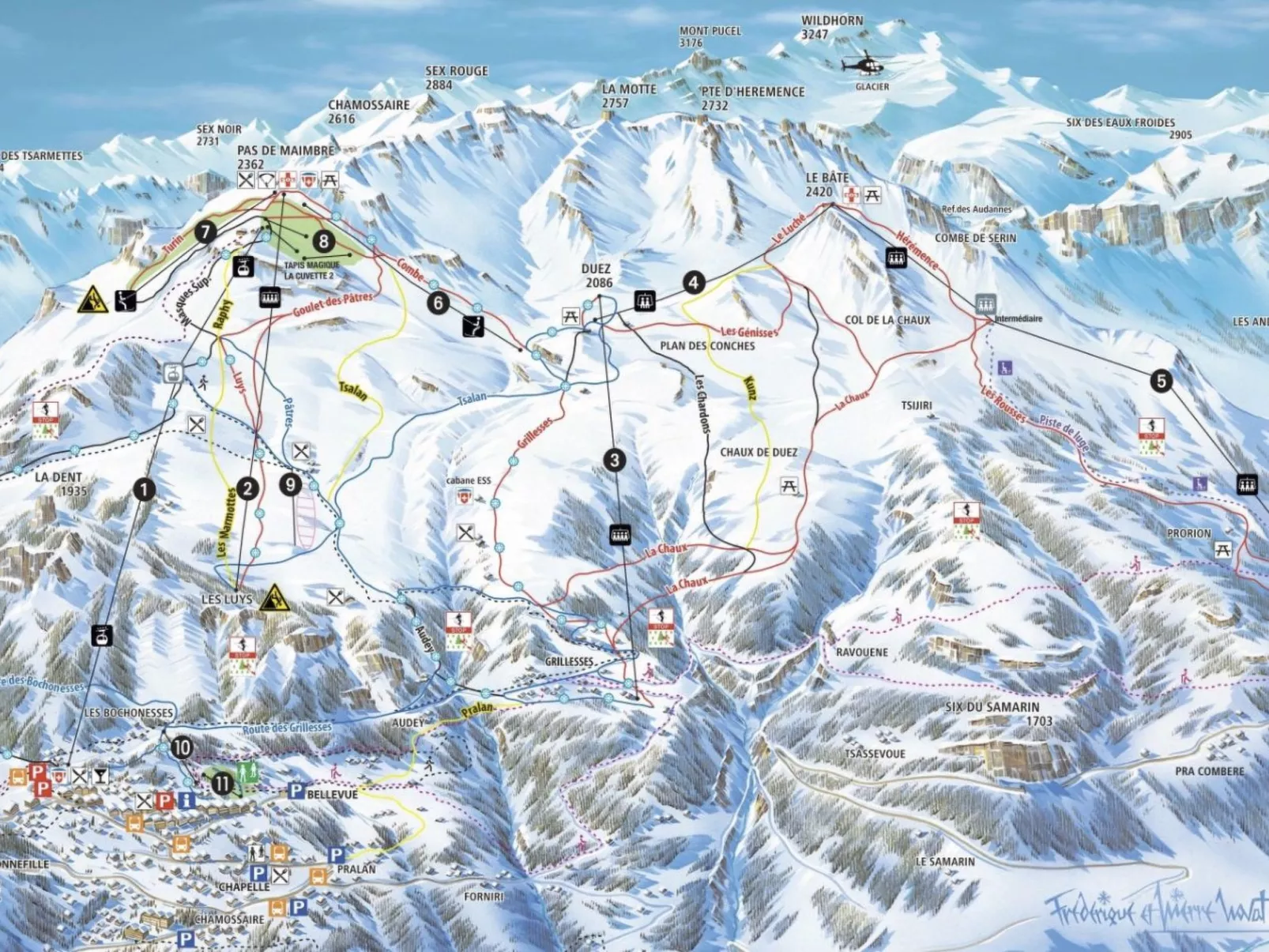 Ski-in Wohnung in Anzere mit Parkplatz-Inside