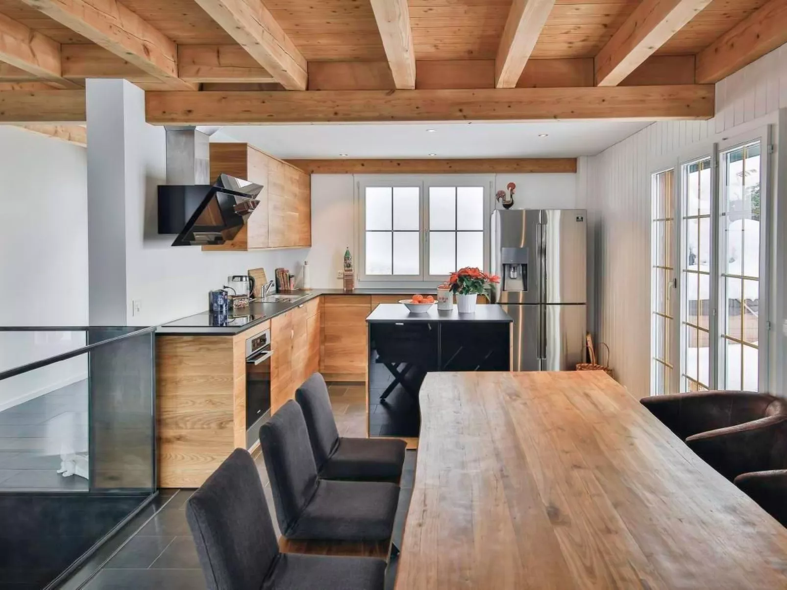 Wunderschönes Luxus-Chalet mit Seesicht-Dedans