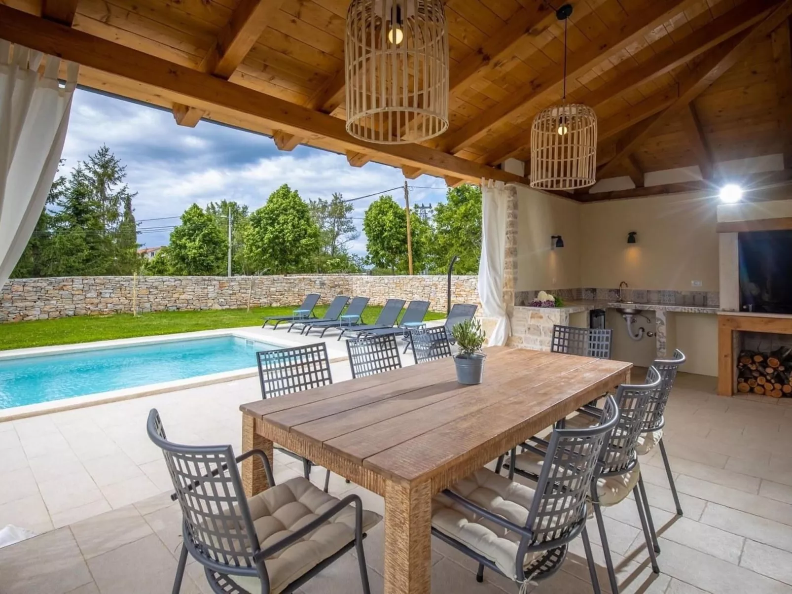 Villa Aria Istrien bei Rovinj-Dehors