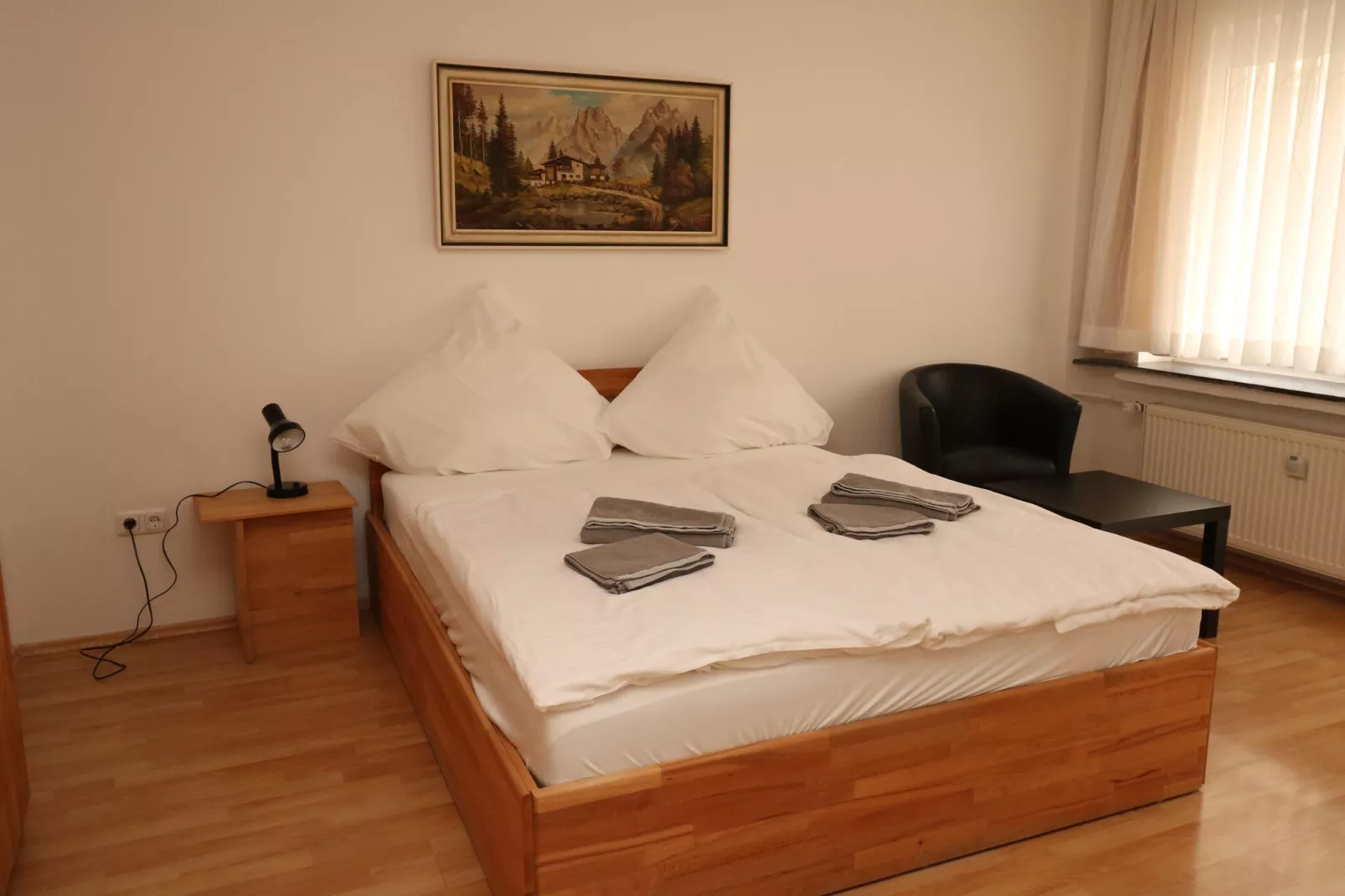 Apartment in Messenähe-Bedroom