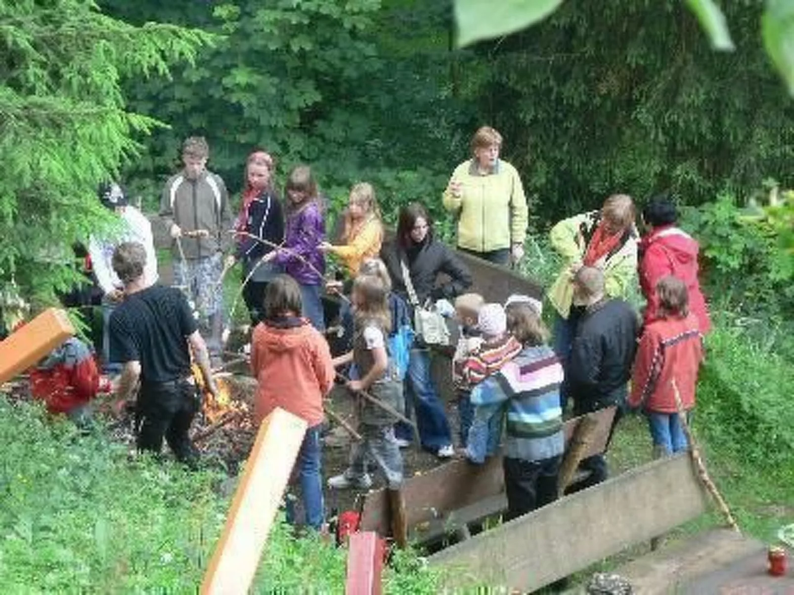 Für 6 Personen im Thüringer Wald-Draußen
