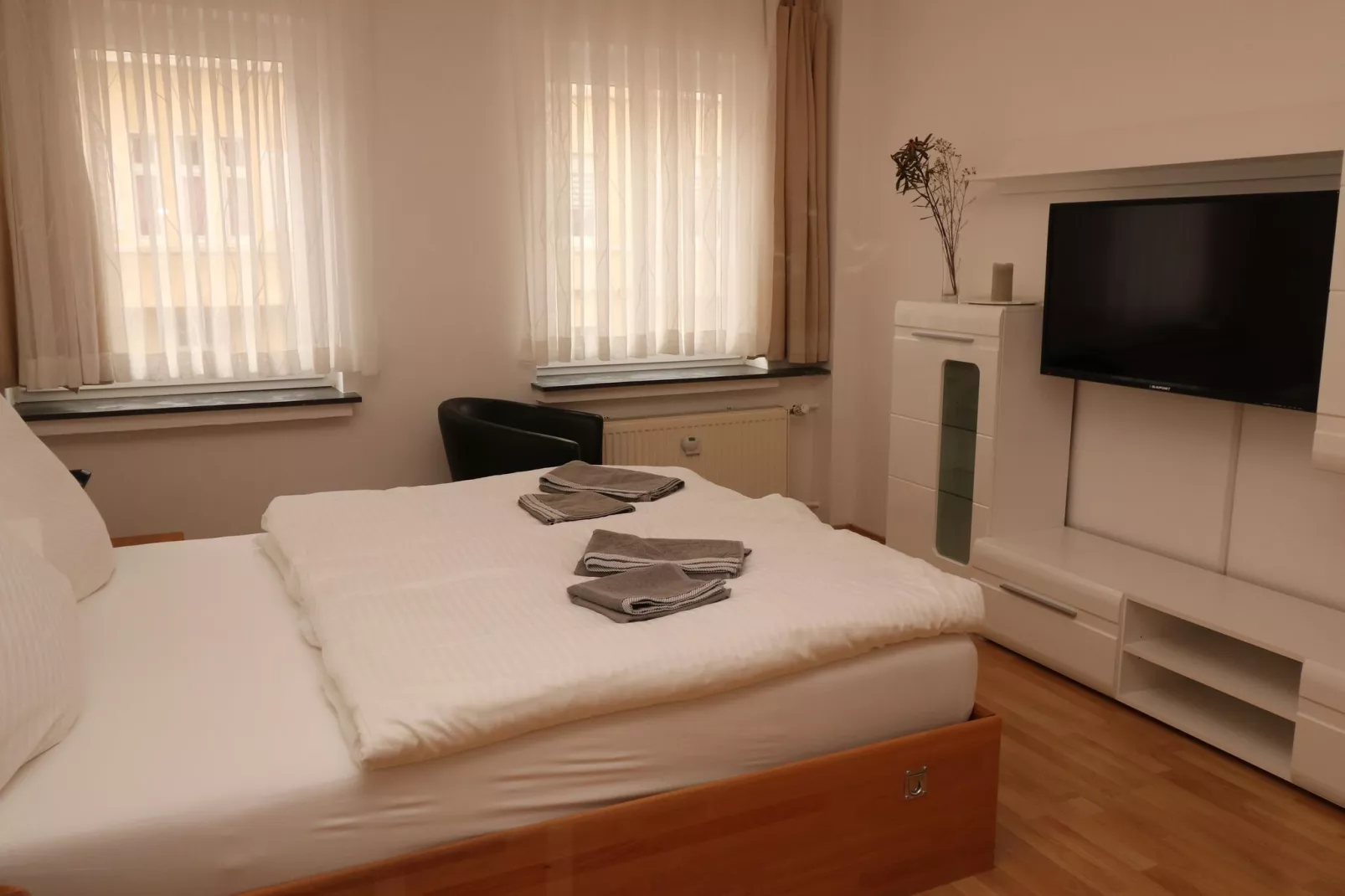 Apartment in Messenähe-Bedroom