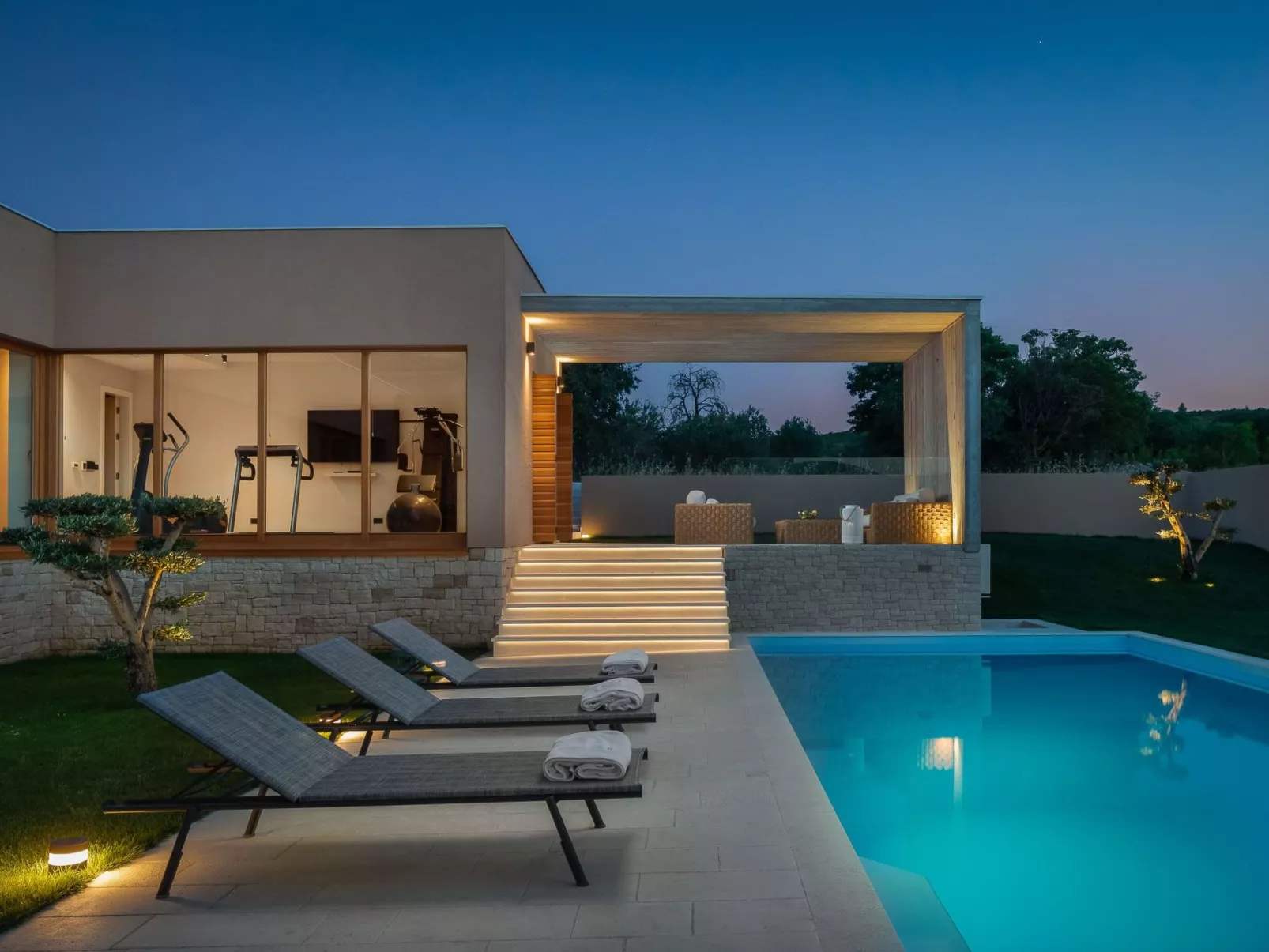 Villa Klang der Stille bei Sibenik-Draußen