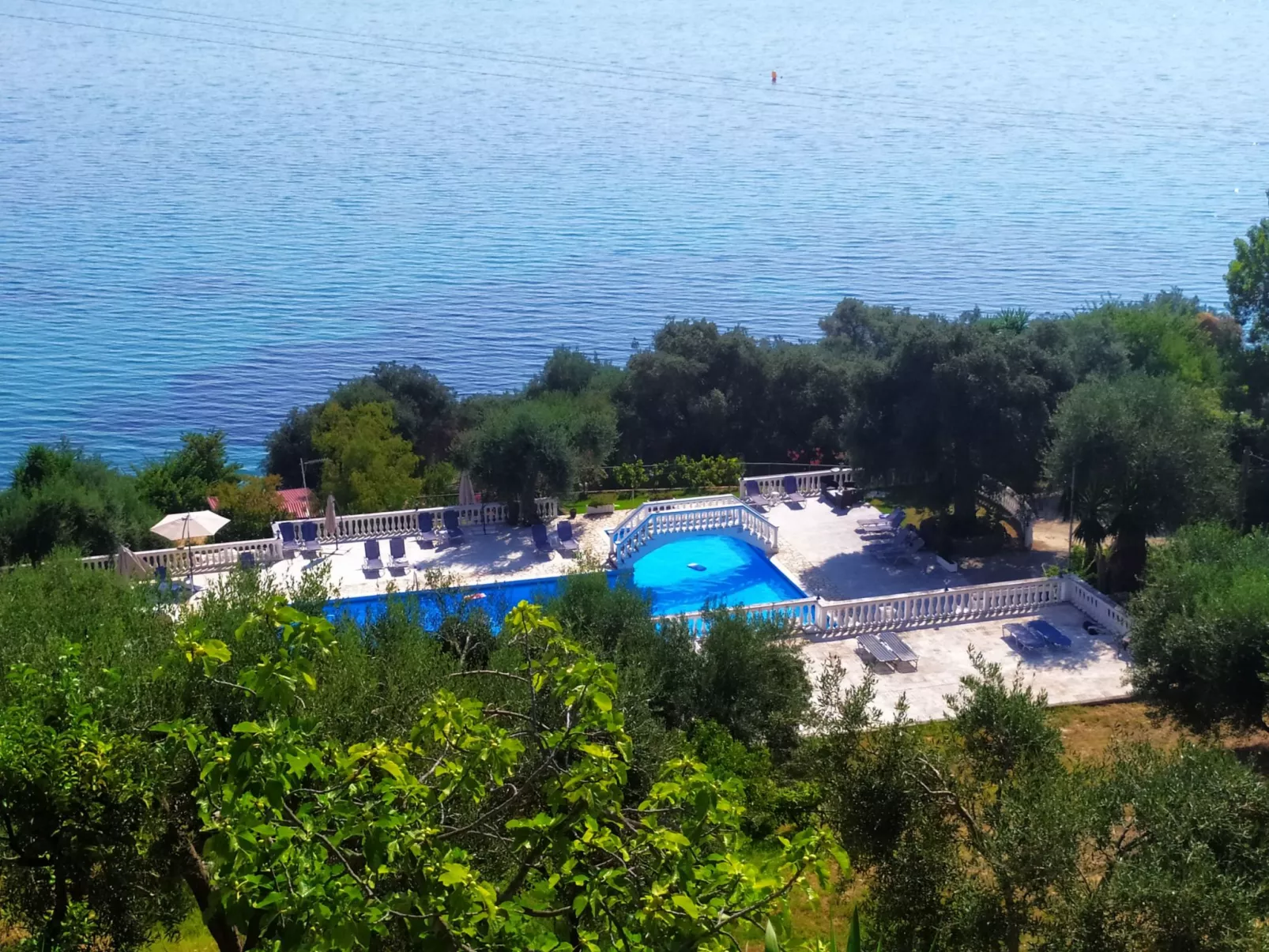 Fantastischer Meerblick-Dehors