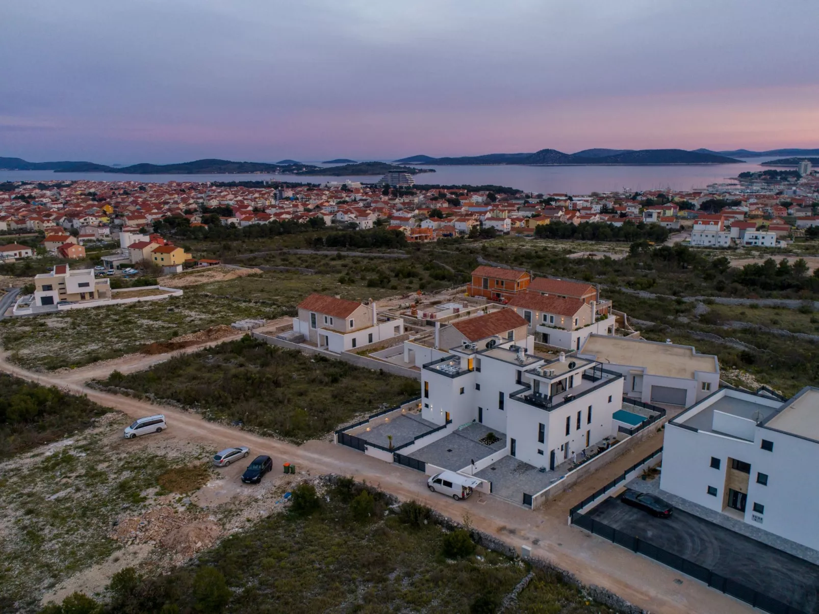 Villa Vodice Sky für 8 Gäste-Dehors
