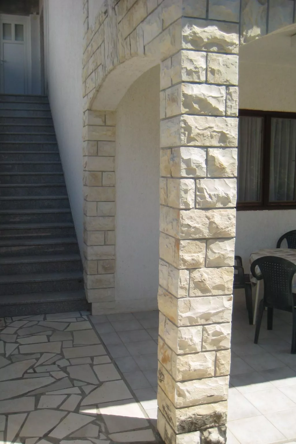 "Biserka" direkt am Strand-Dehors