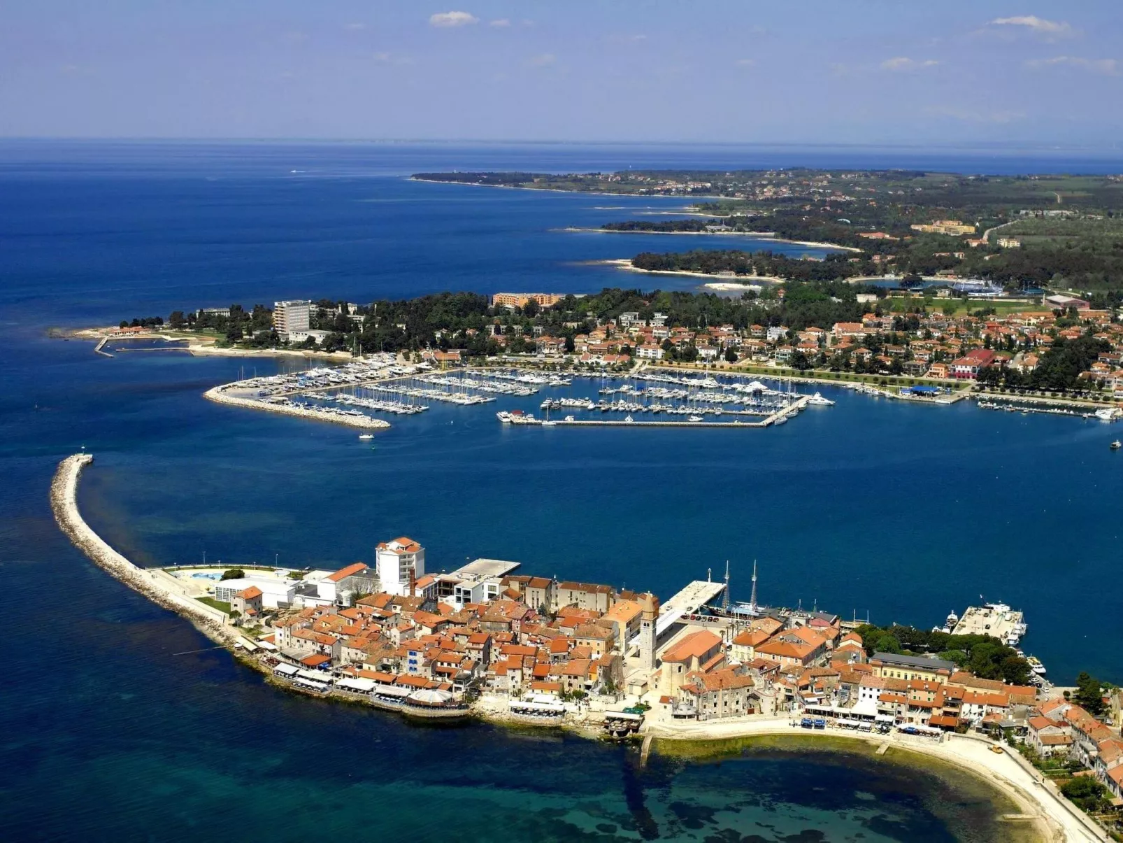 Apartment Nika 3 Umag mit Pool und Whirlpool 400 Meter vom Strand entfernt-Dehors