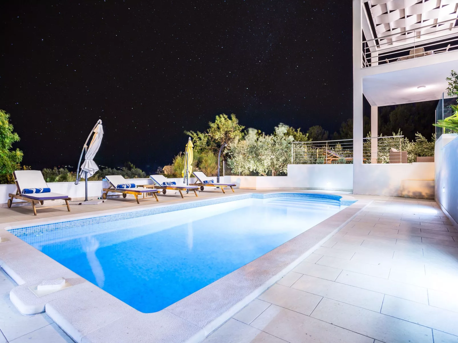 Villa Blanca Bol Insel Brac-Draußen