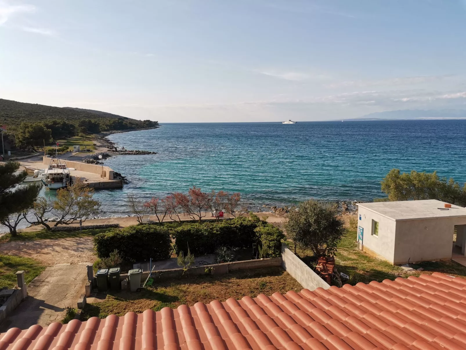 Appartement Porat in Ugljan mit Garten und Terrasse-Draußen