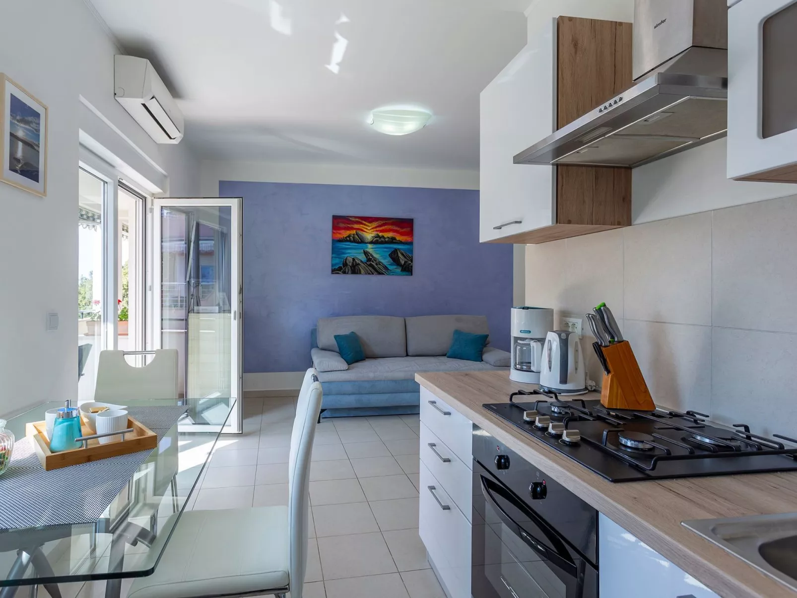 Appartement in Stoja mit Terrasse-Drinnen