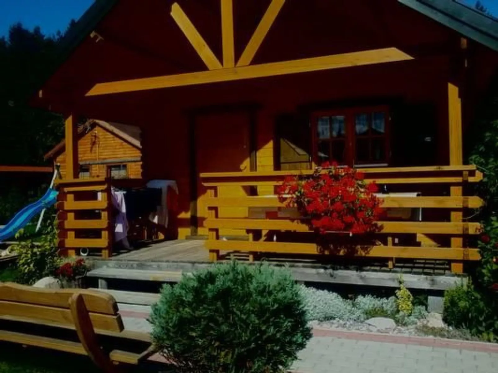 Haus in Gmina Postomino mit Garten und Terrasse-Outside