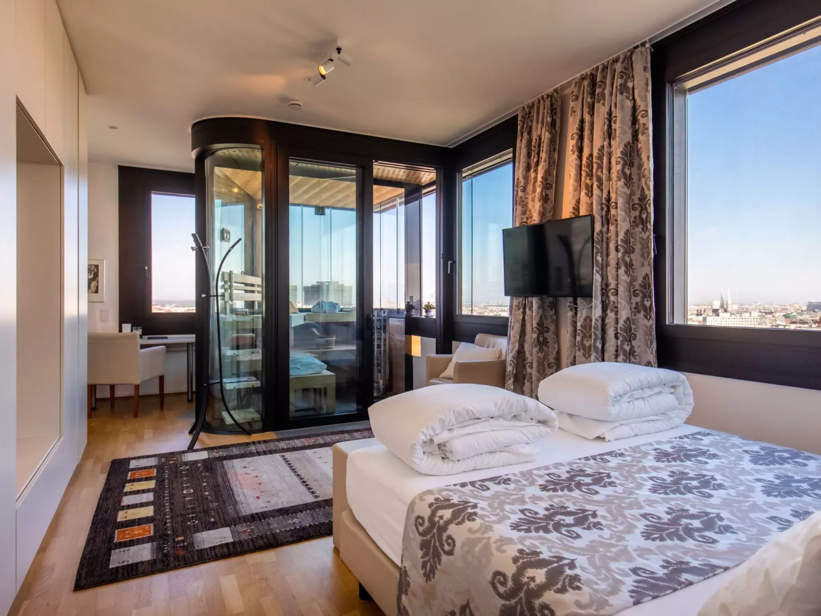 Skyflats City View-Drinnen