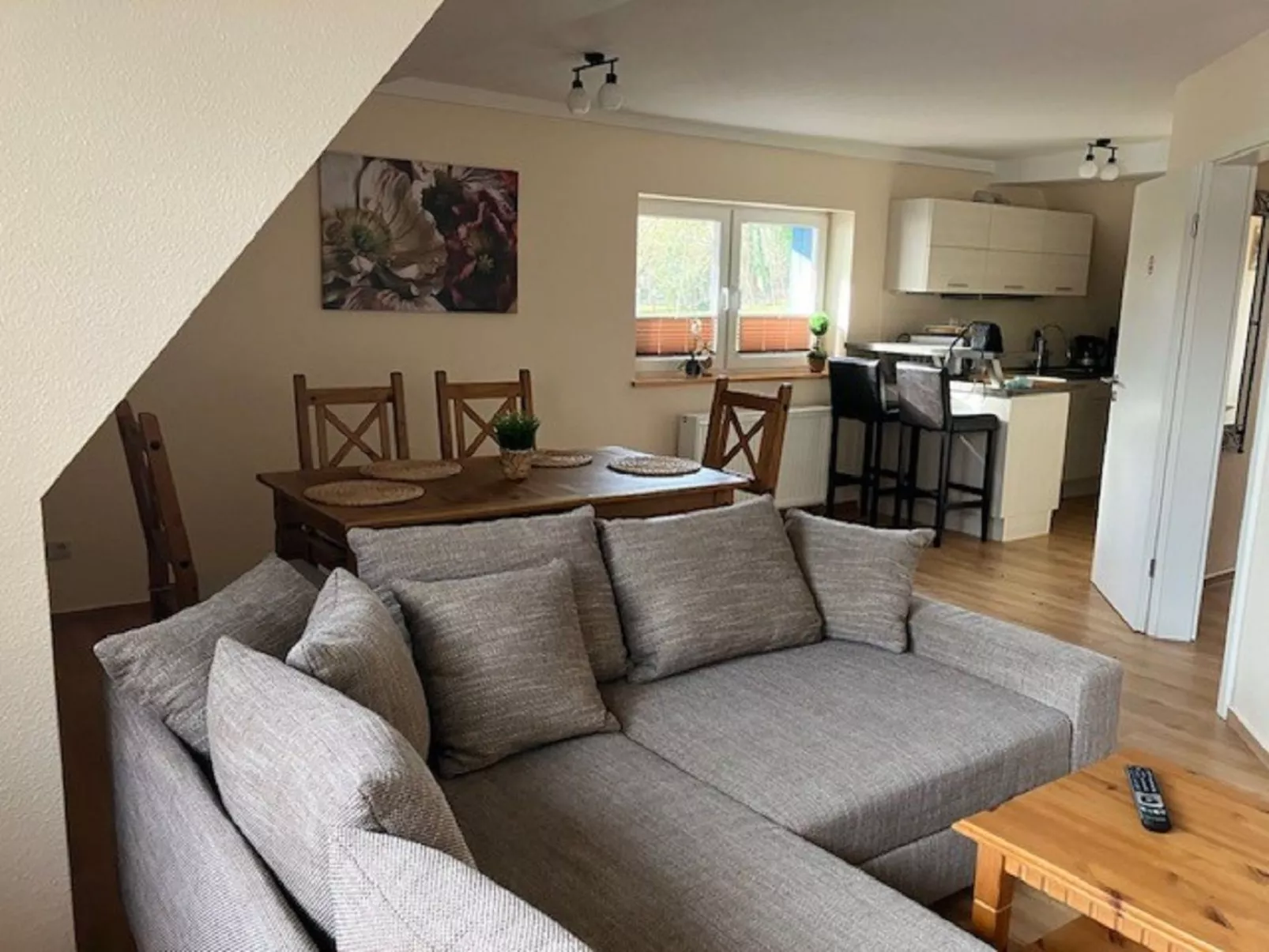 Charmante Ferienwohnung in Neukloster mit Terrasse-Dedans