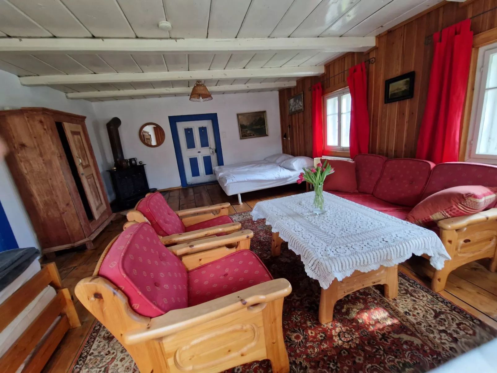 Fachwerkhaus mit Jacuzzi-Dedans