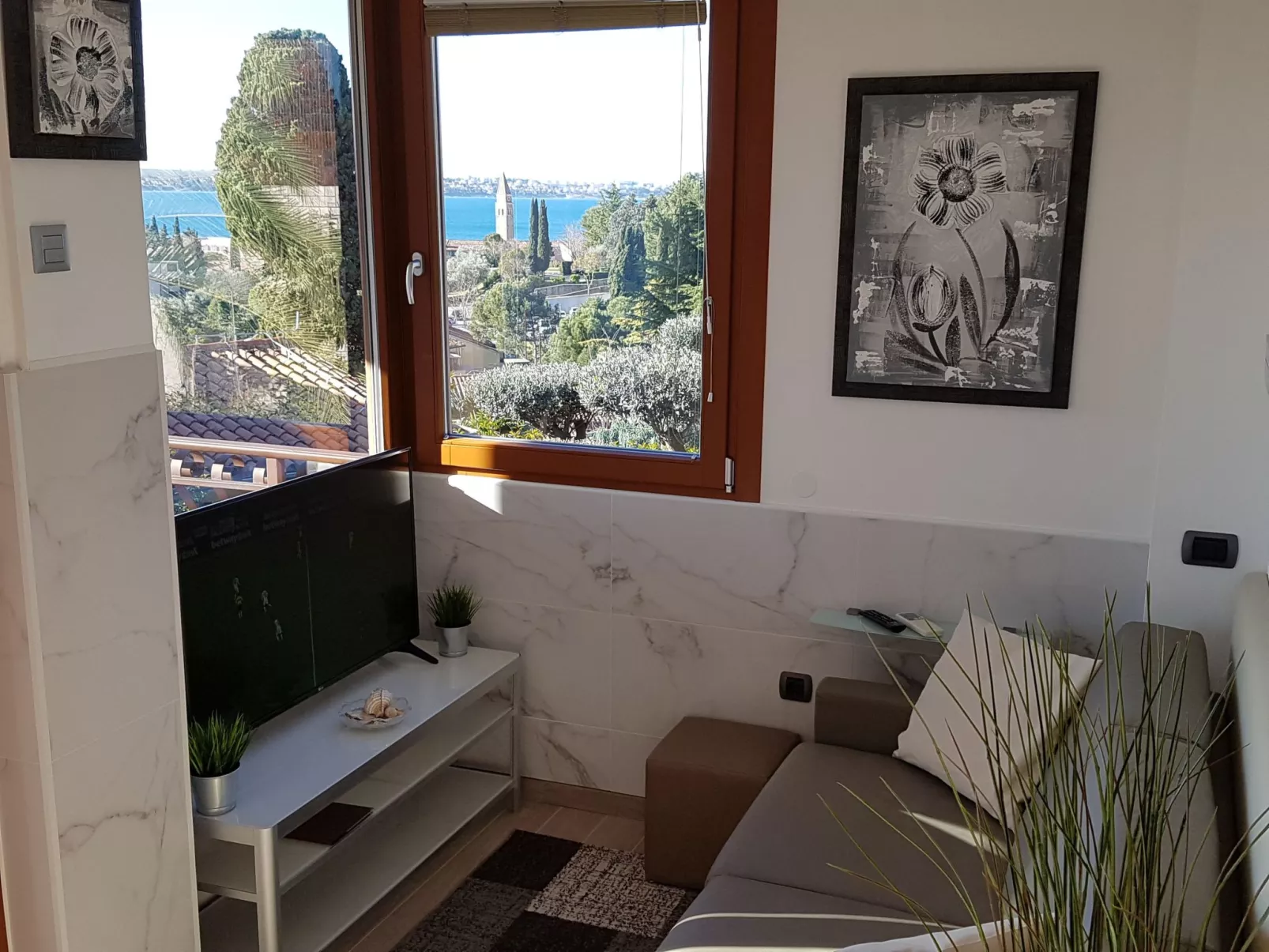 Appartement Deluxe mit Balkon und Meerblick-Dedans