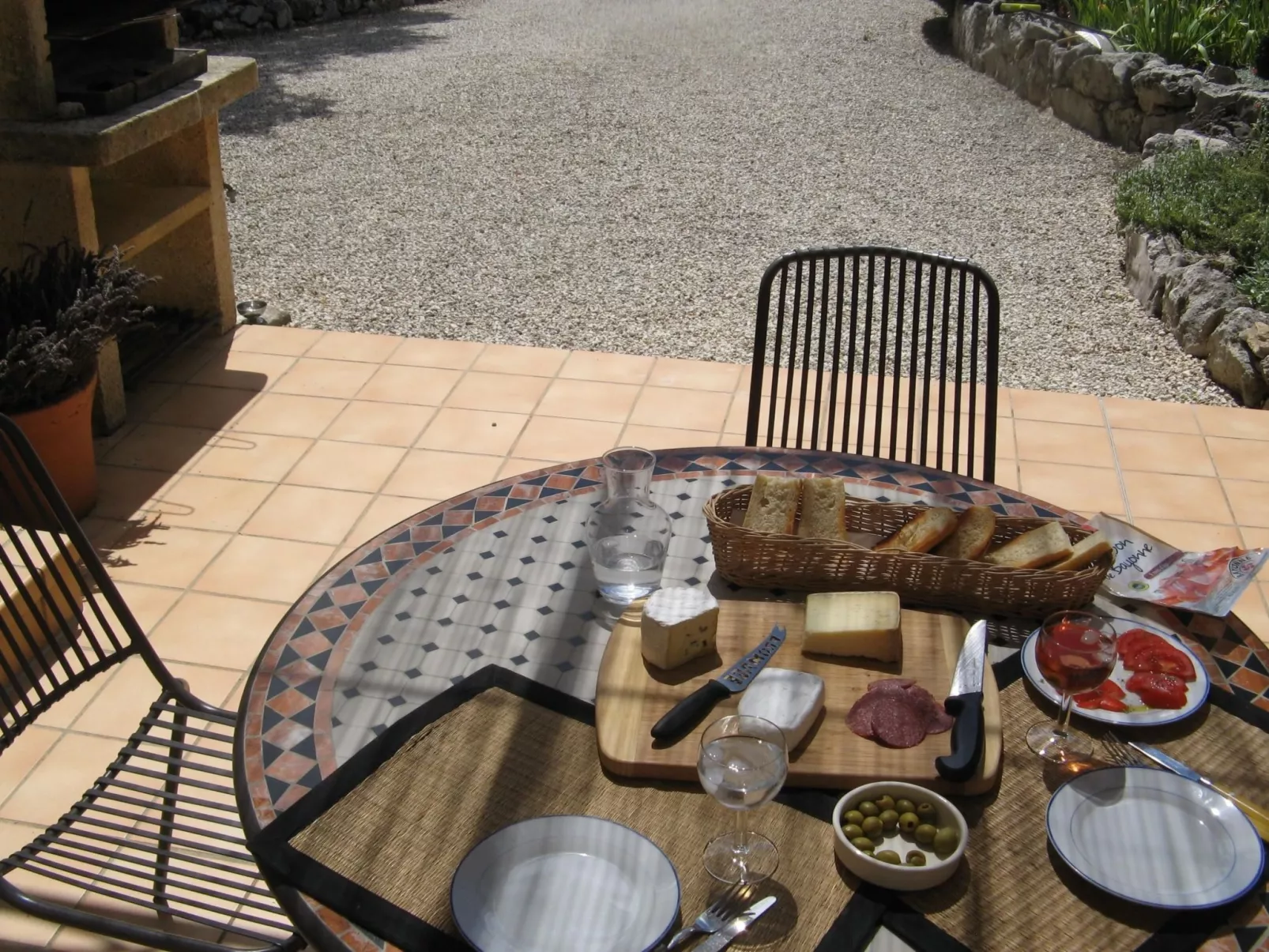 À l'abri du Mistral-Draußen