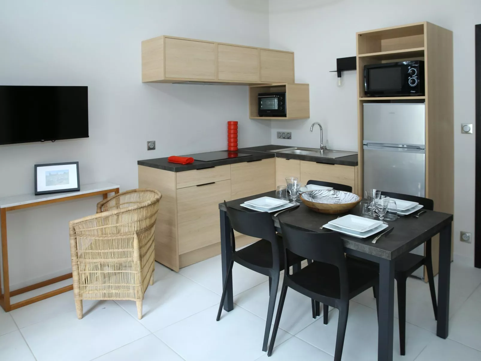 Ecolodge 4 pers mit Spa-Drinnen