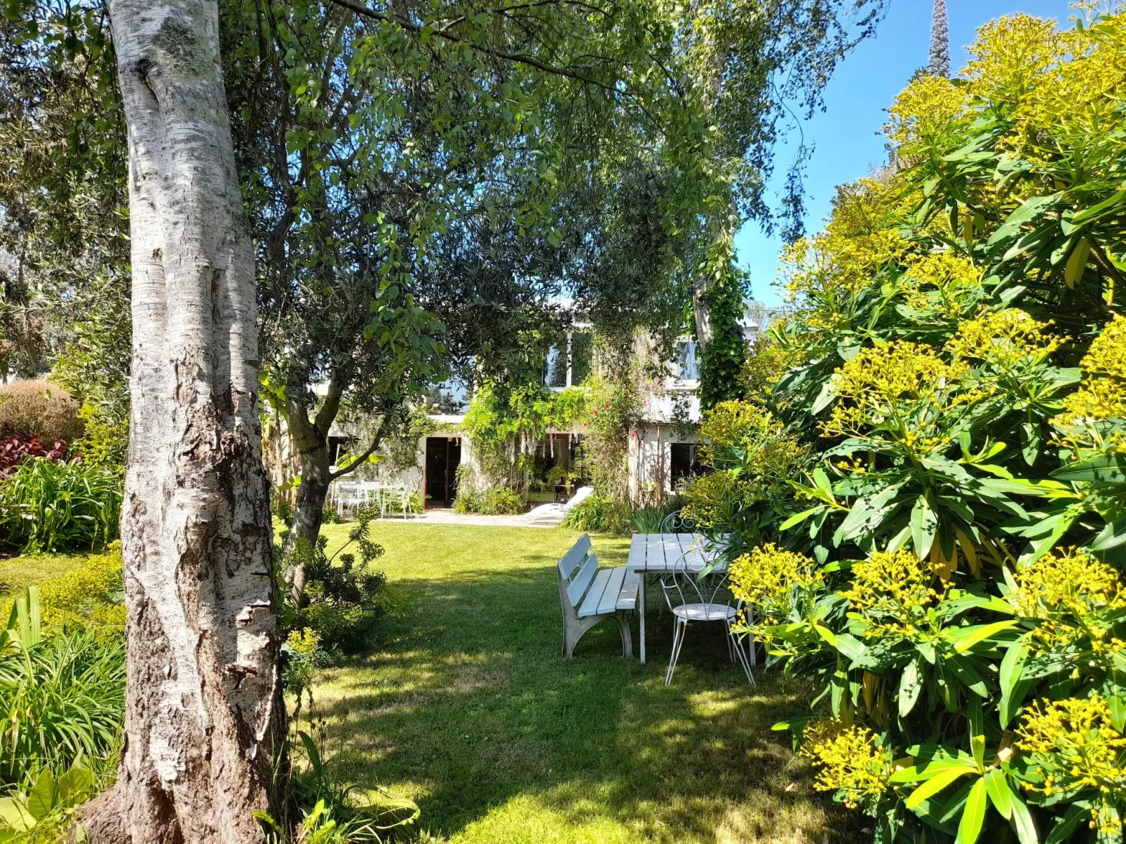 Großes Familienhaus mit schön angelegtem Garten-Dehors