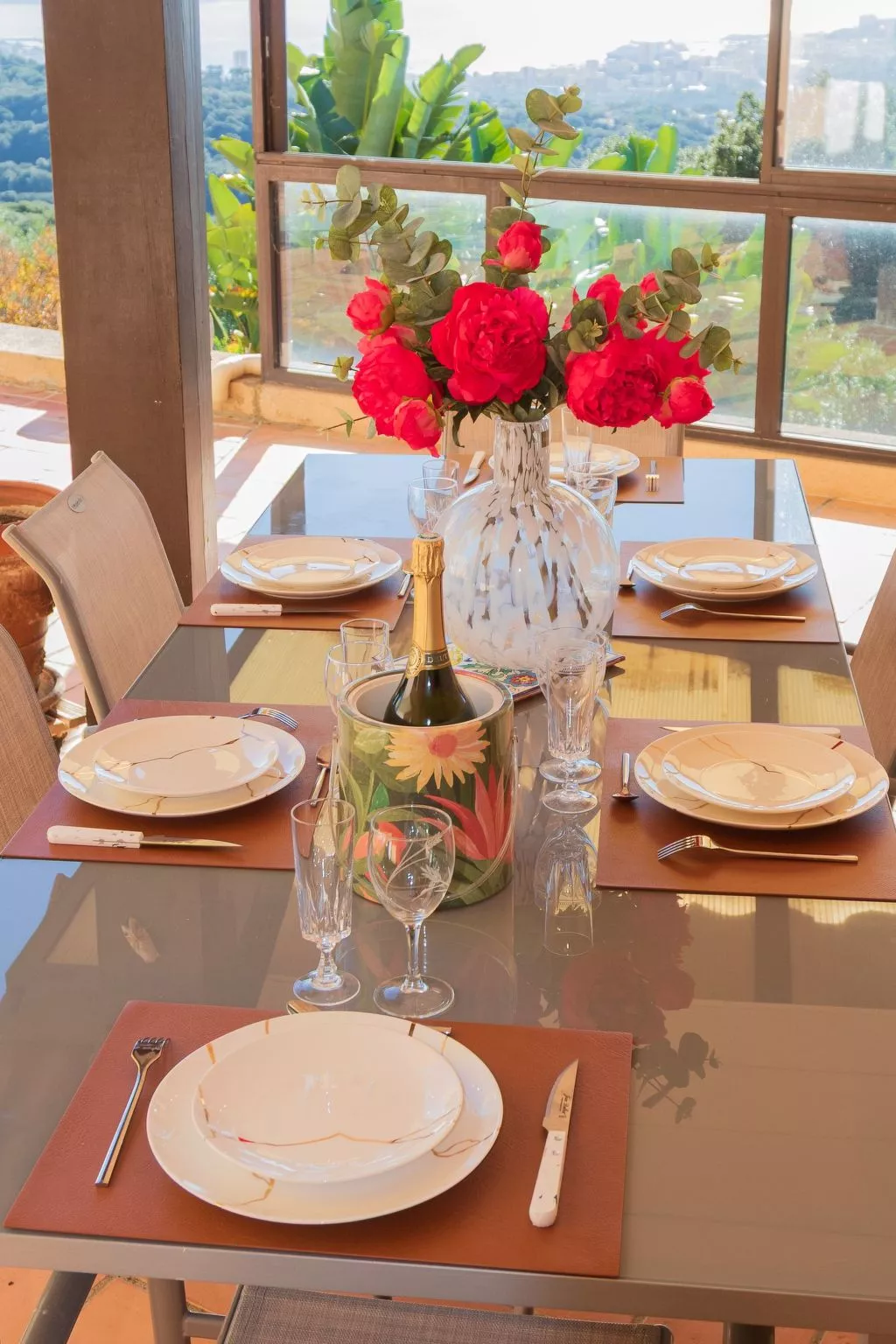 Apartment Terrasse Panoramablick auf den Golf-Dehors