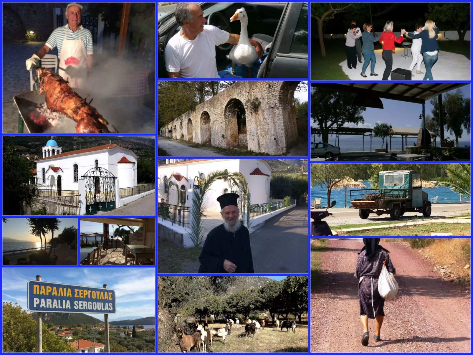 In Paralia Sergoulas mit Kleinem Balkon-Dehors