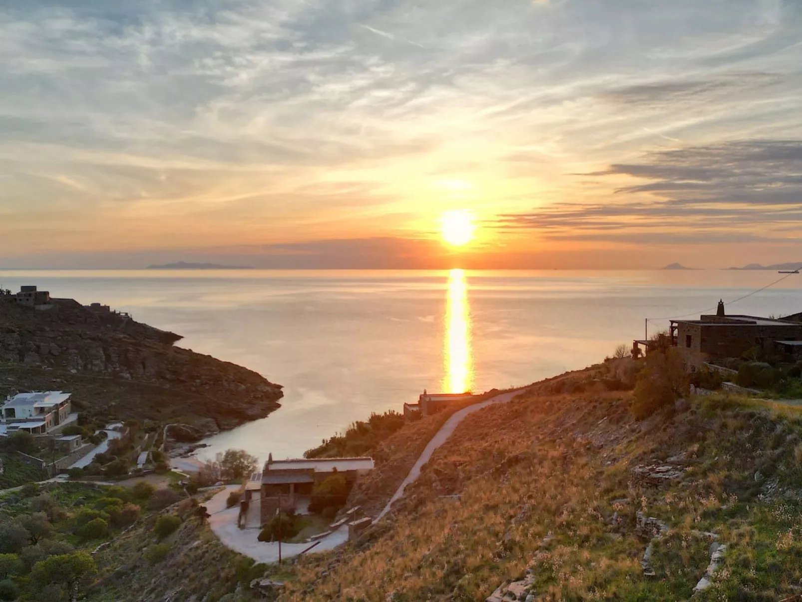 Ruhig gelegene Wohnung mit Meerblick an einem abgelegenen Strand-Dehors