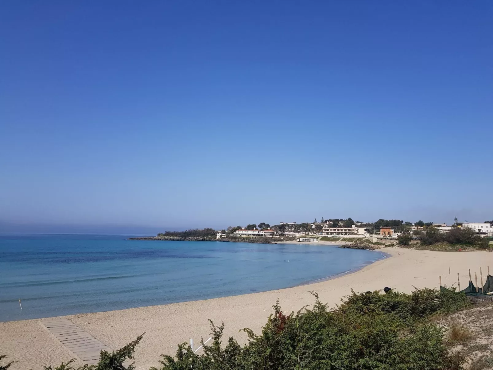 In Pulsano mit Garten-Draußen