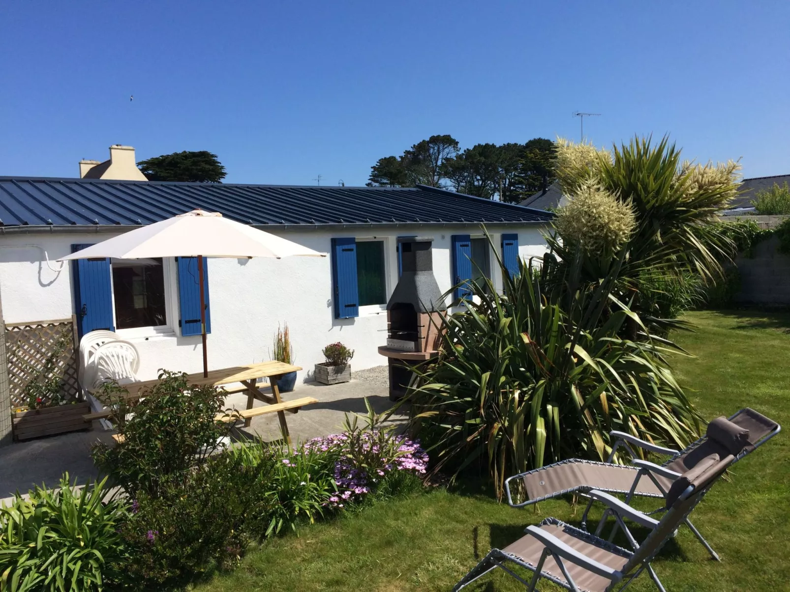 Ebenerdiges Haus am Meer