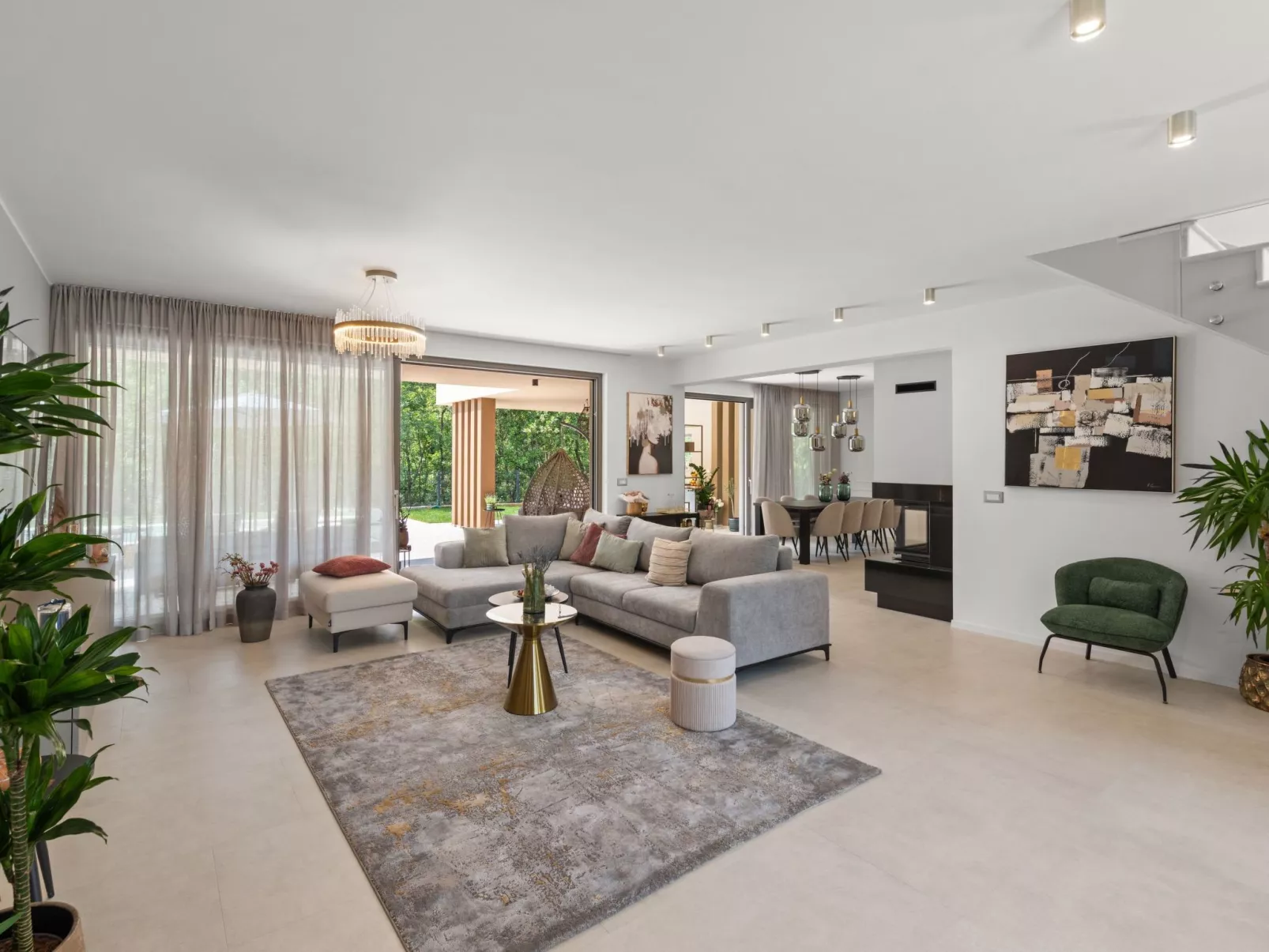 Luxuriöse Waldvilla mit beheiztem Pool in Kroatien-Dedans