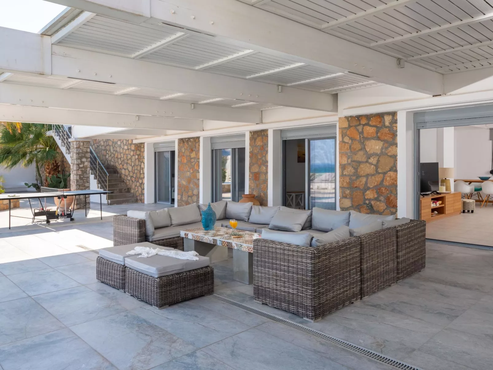 Moderne Luxusvilla-Dedans