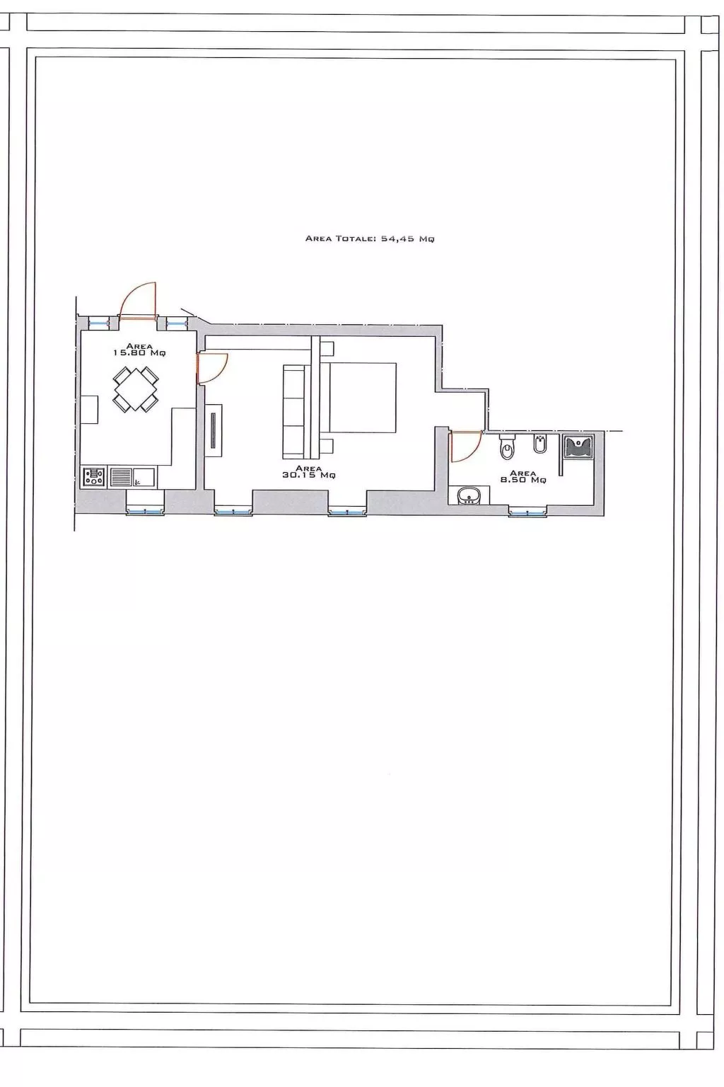 Grignolino' Wohnung mit Gemeinschaftspool-Inside