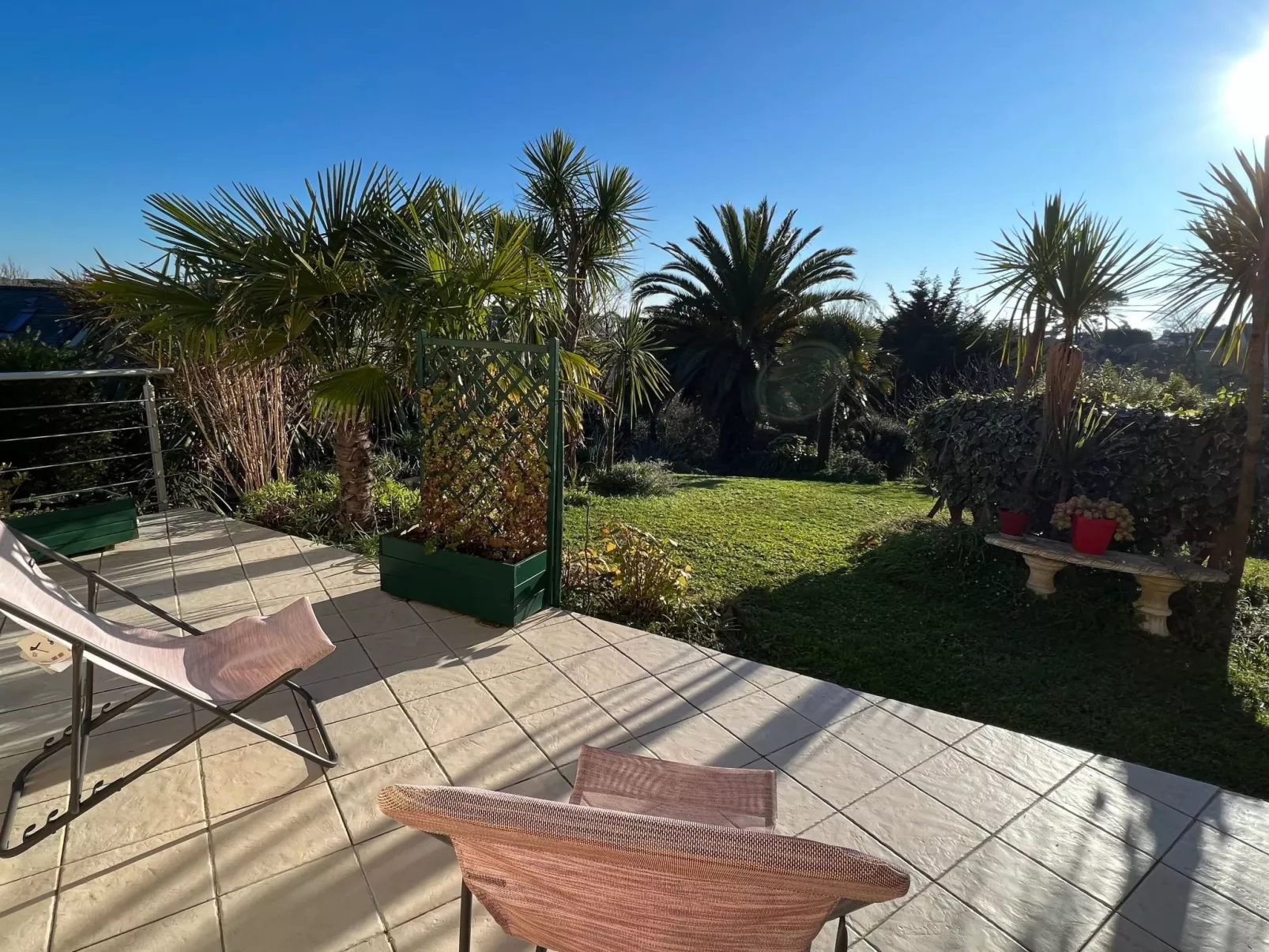 Prächtige Villa mit exotischem Garten, Strand 200m entfernt-Dehors