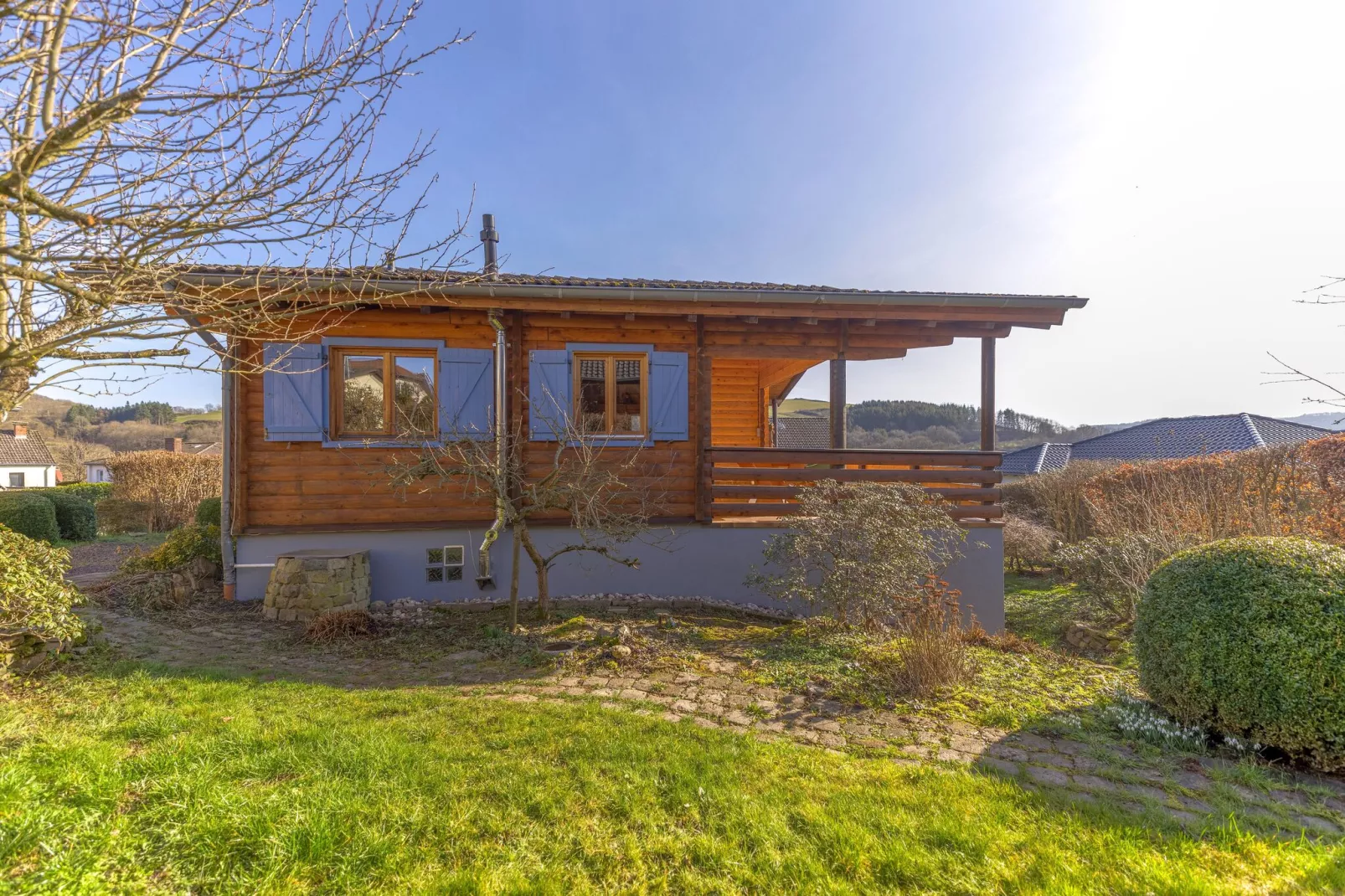 TYP S Holzhaus 6P - Camping Park in der Eifel-Exterior summer