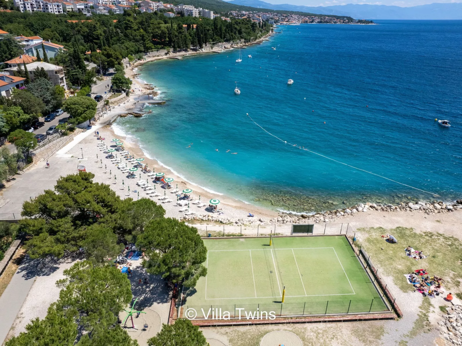 Villa Twins in Crikvenica, Kvarner Bucht-Dehors