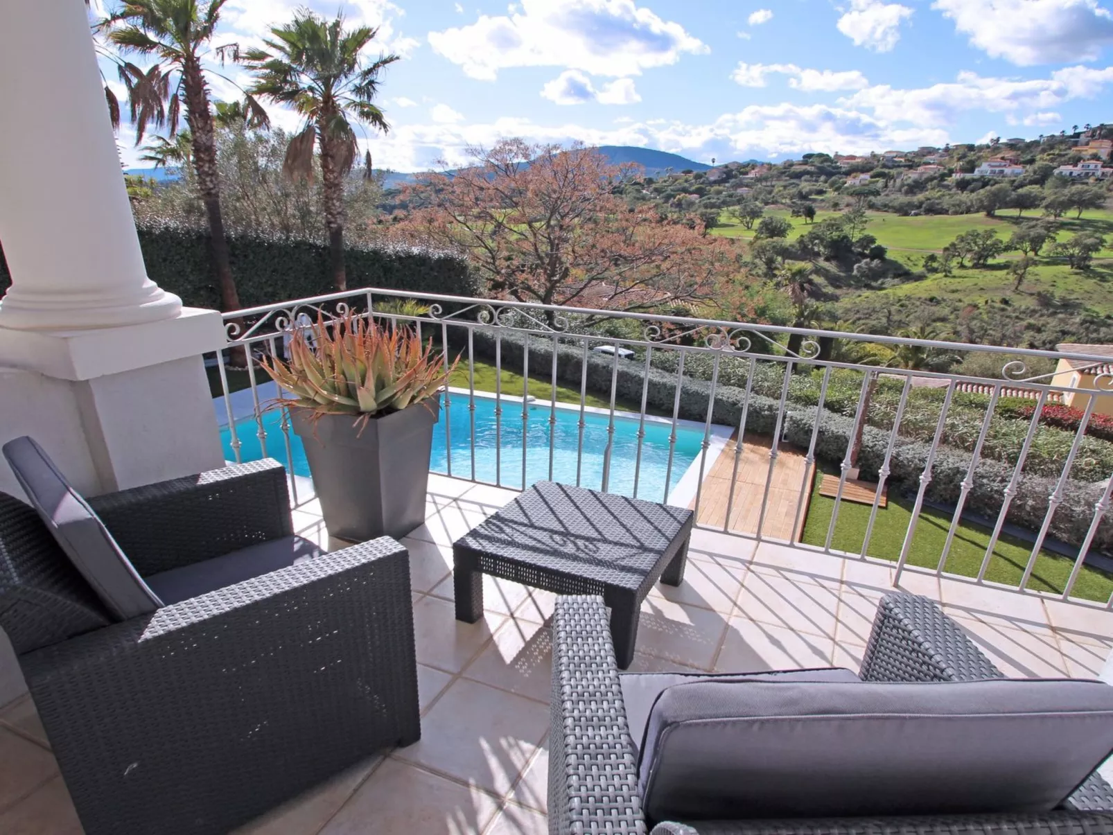 Villa 10 pers - Schwimmbad - Blick auf den Golfplatz - Sainte Maxime-Inside