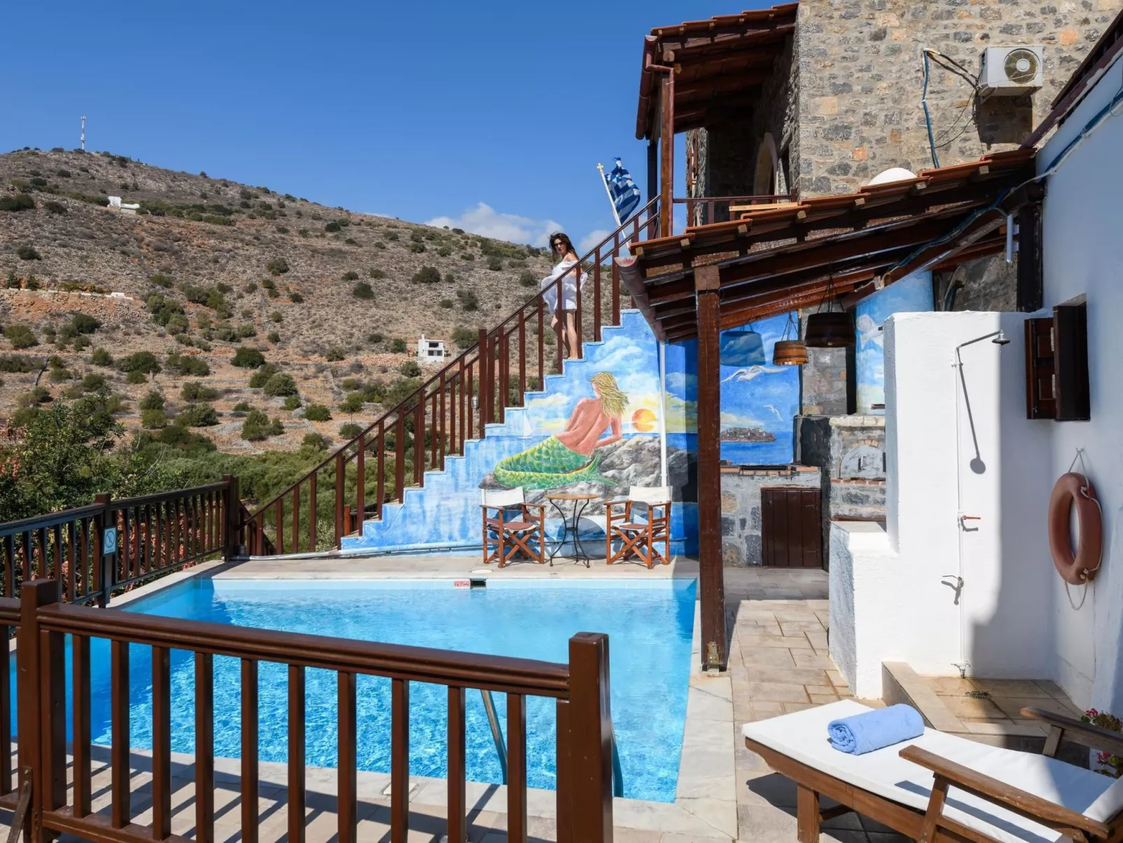 Kretisches Steinhaus mit Gemeinschaftspool-Image-tags.info