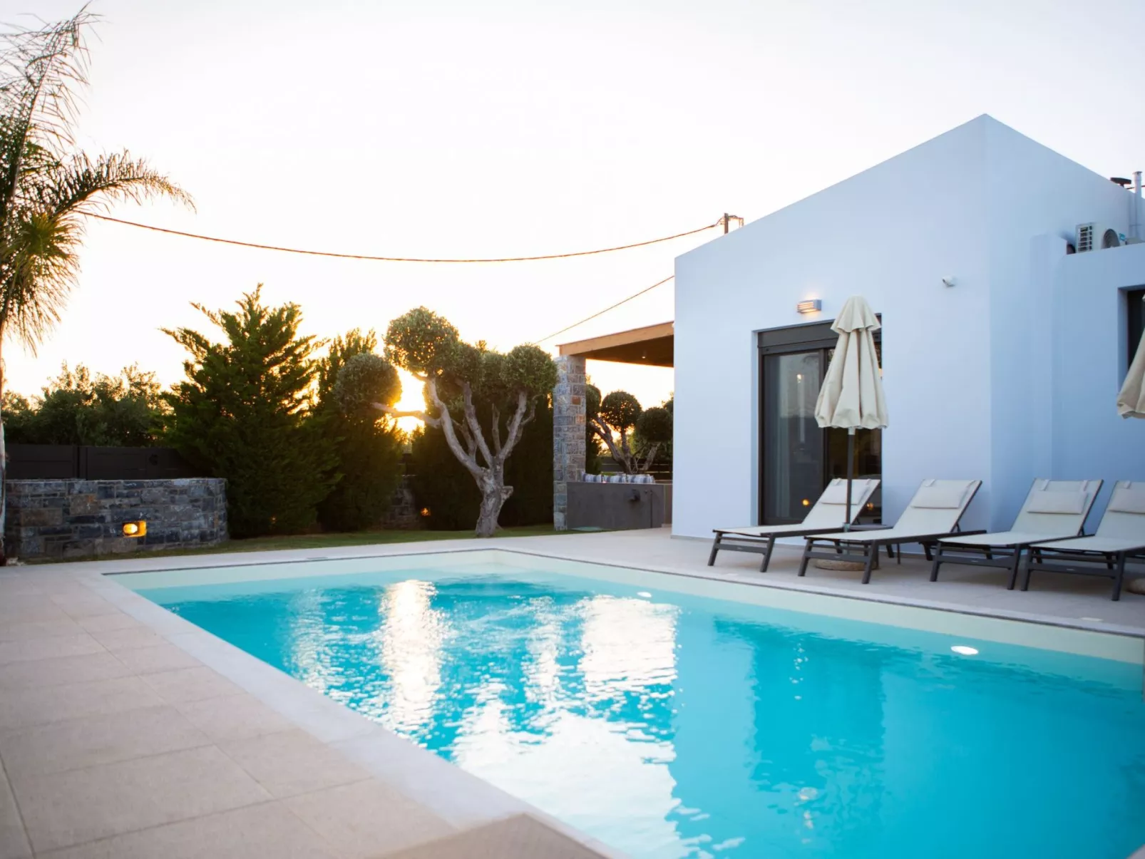 Villa Stavelia mit privatem Pool-Outside