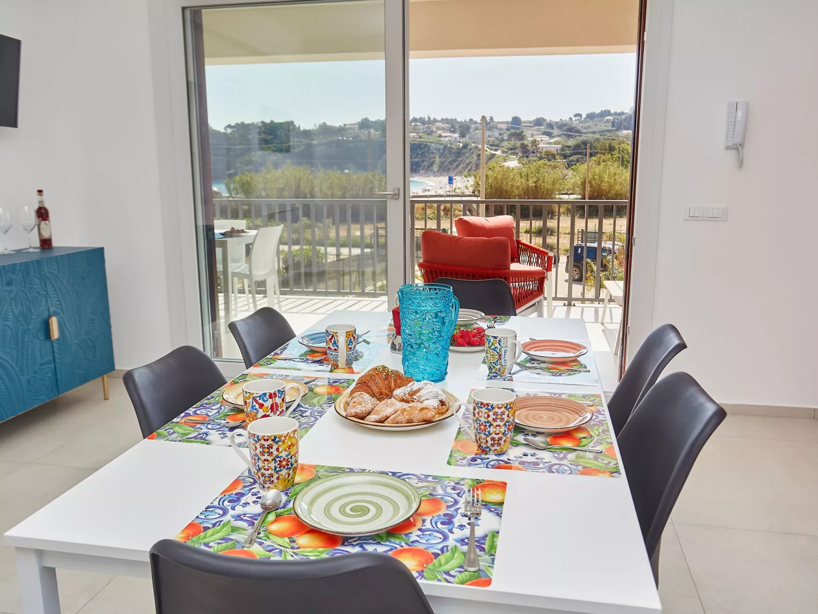 Grüne Wohnung 1 Stockwerk-Inside