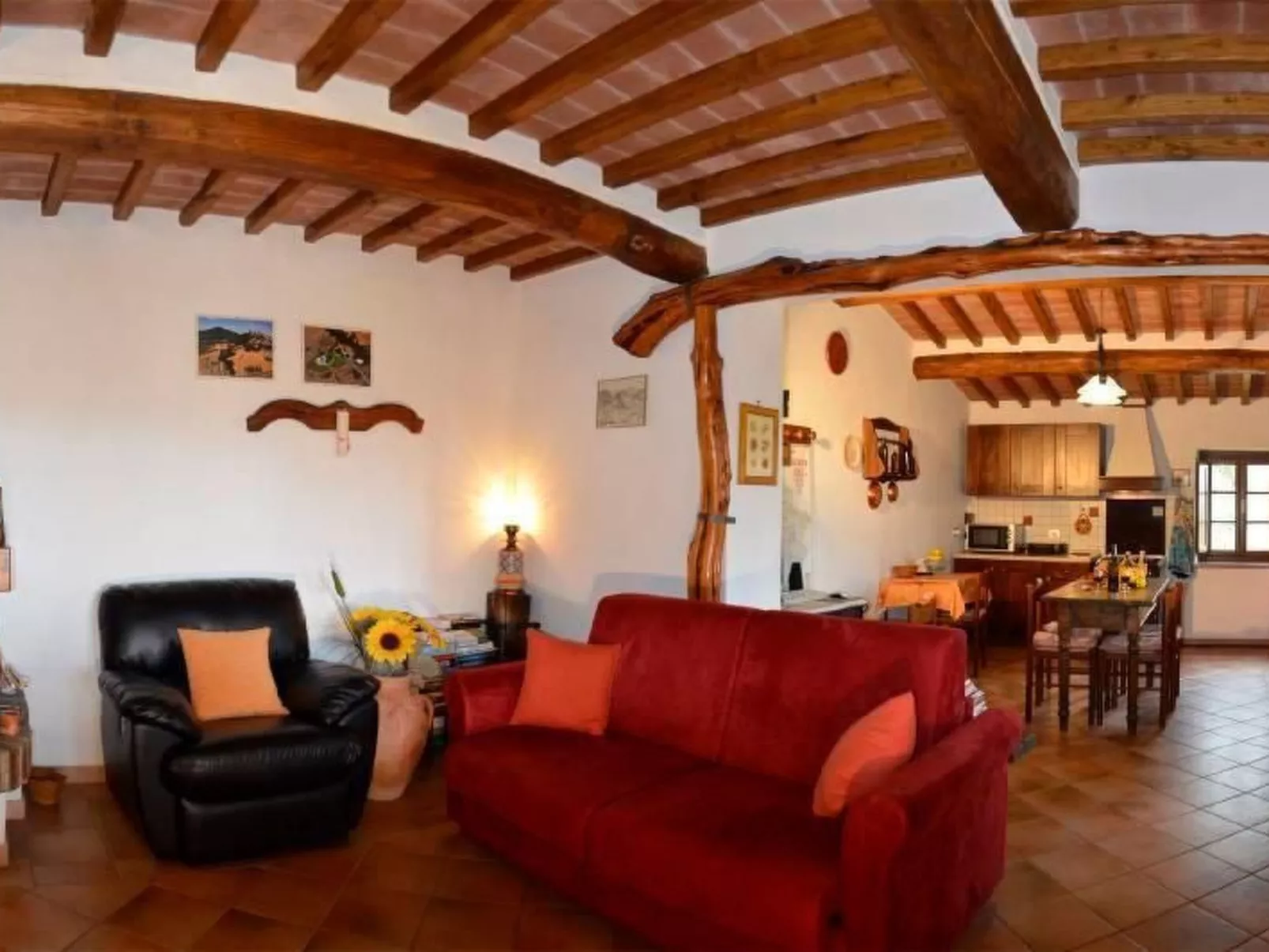 Anwesen "Toskanische Villa" mit privatem Pool-Drinnen