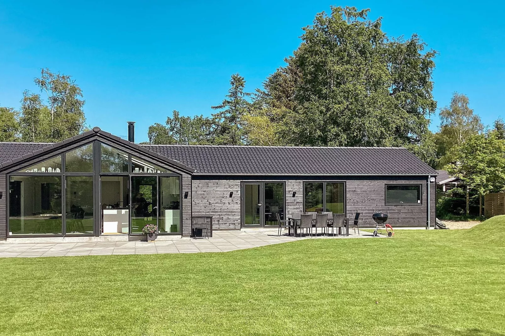 5 Sterne Ferienhaus in Idestrup-Im Freien