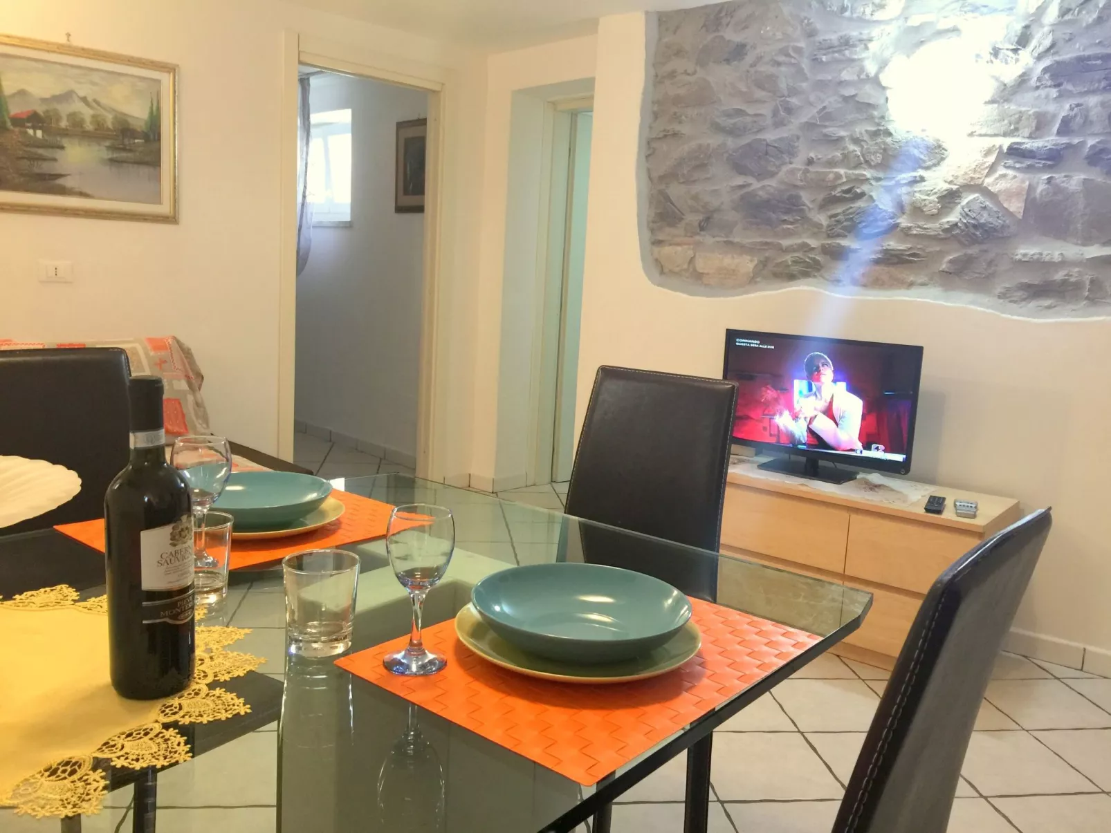 Große Ferienwohnung in Piombino-Drinnen