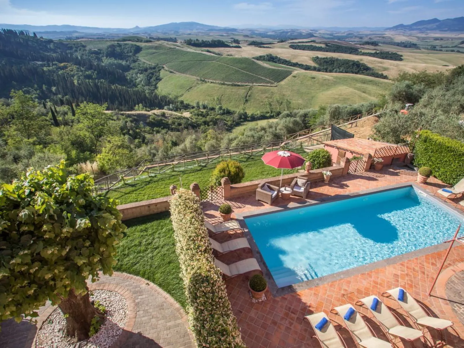 Luxuriöse Villa mit privatem Pool in der Nähe von Pisa Volterra-Outside