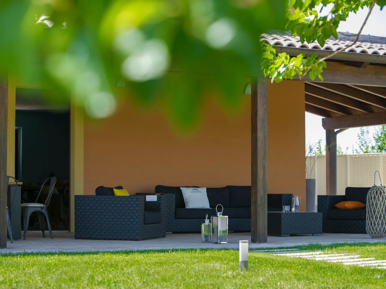 Villa Traiani, Marken Urlaub, privater Pool-Dedans